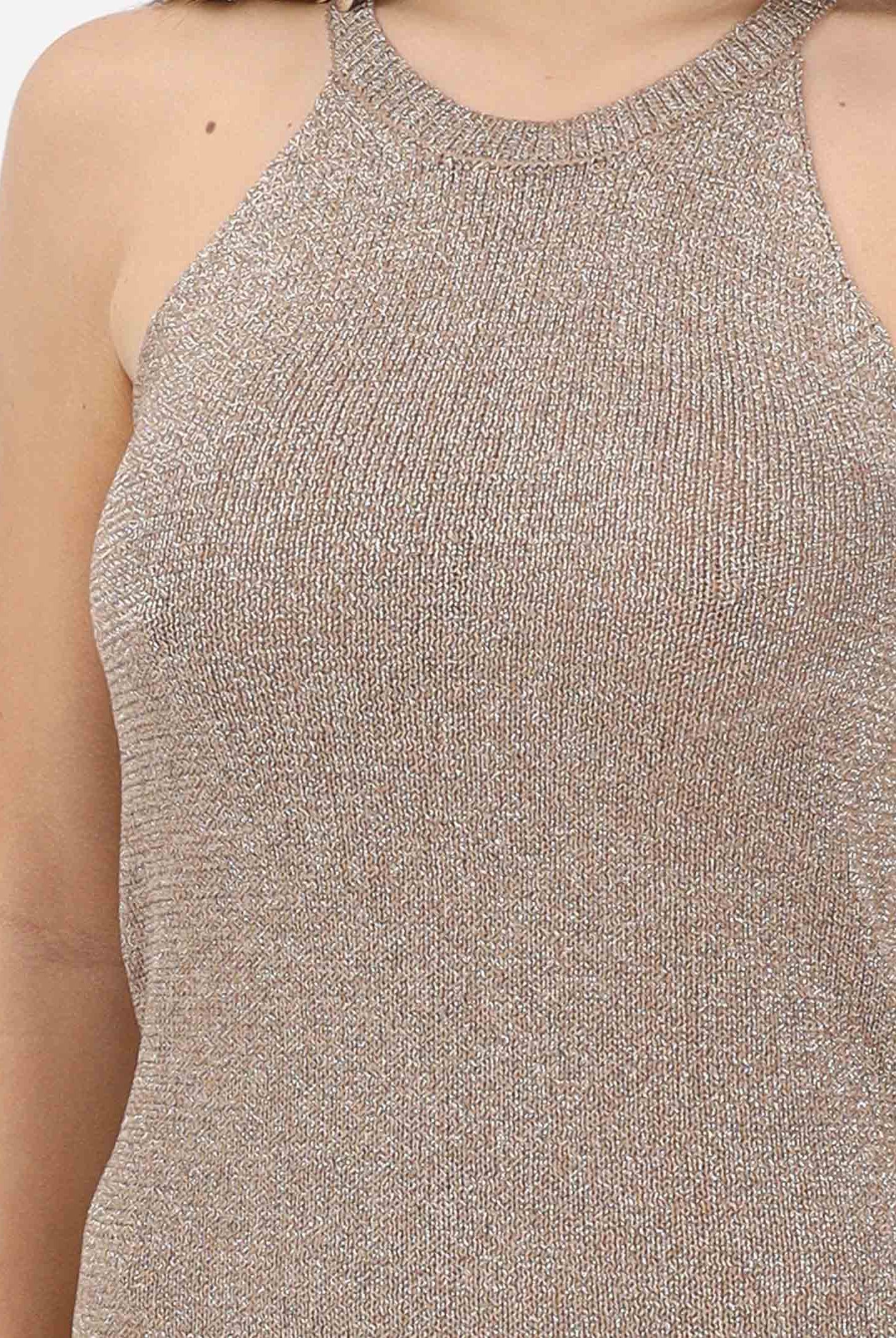 ONLY Abito corto oro da donna effetto shimmer 15369764 HUSI ONLY