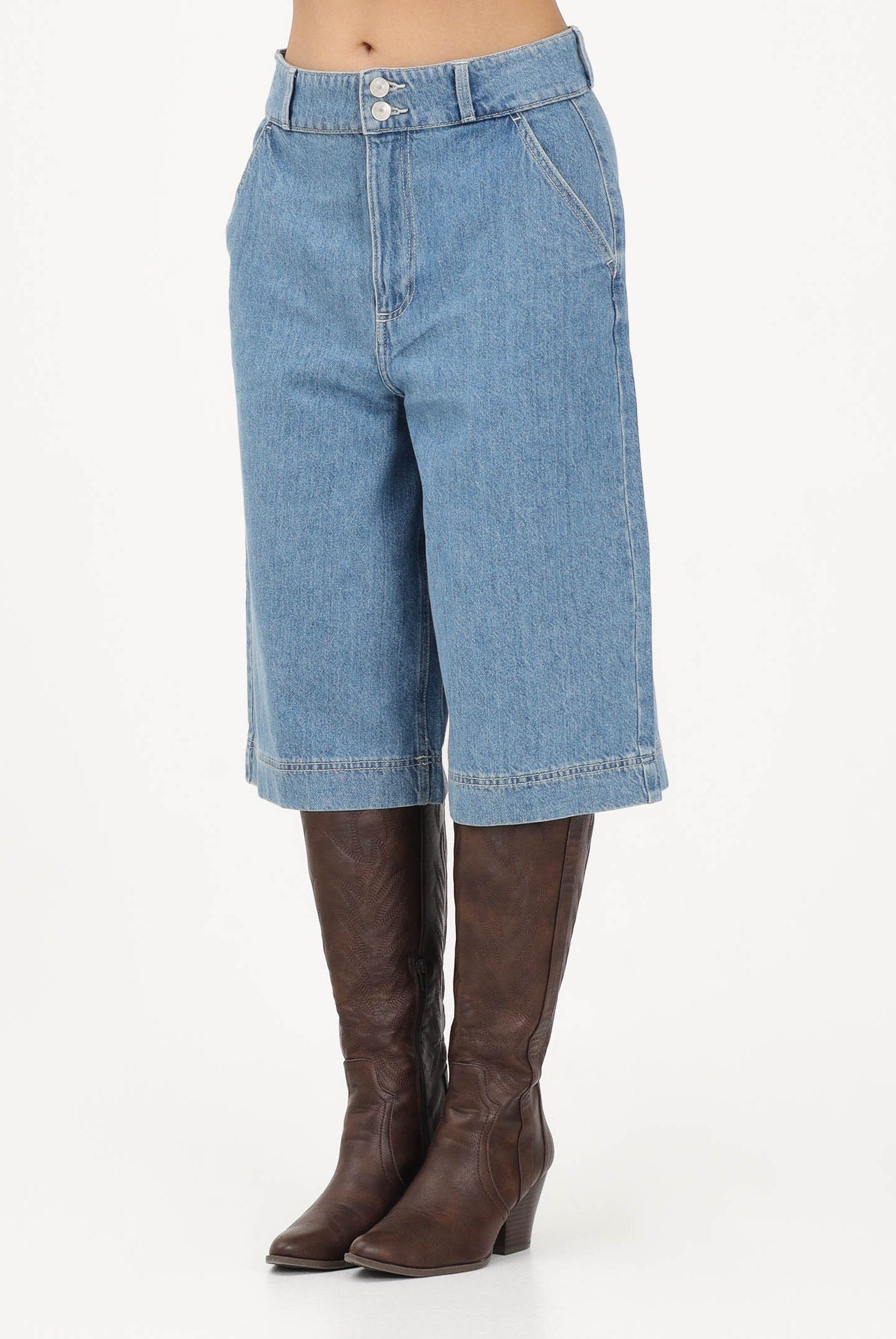 ONLY Bermuda in denim medio da donna 15371313 MEBL ONLY