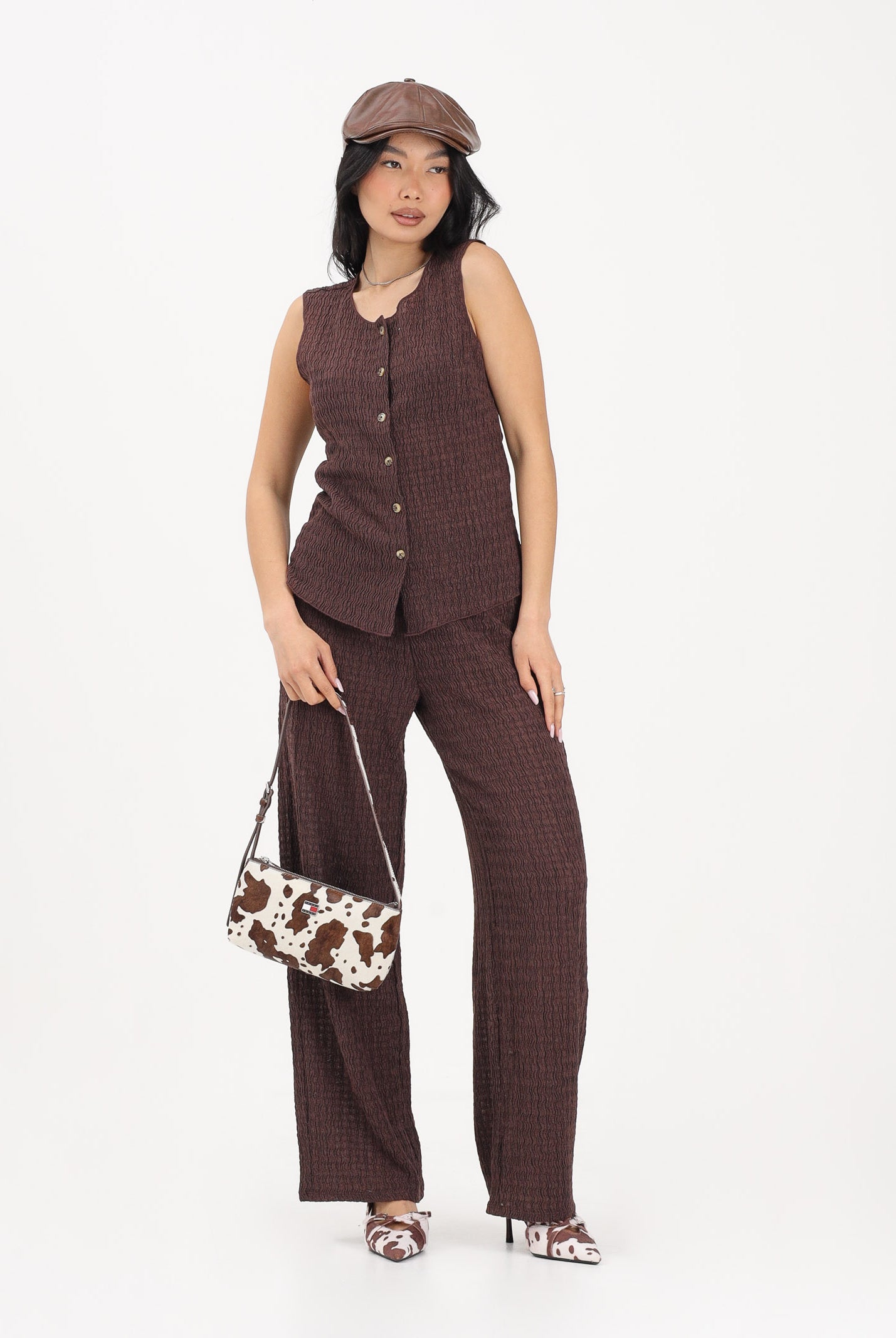 ONLY Pantalone marrone da donna 15374608 DEMA ONLY