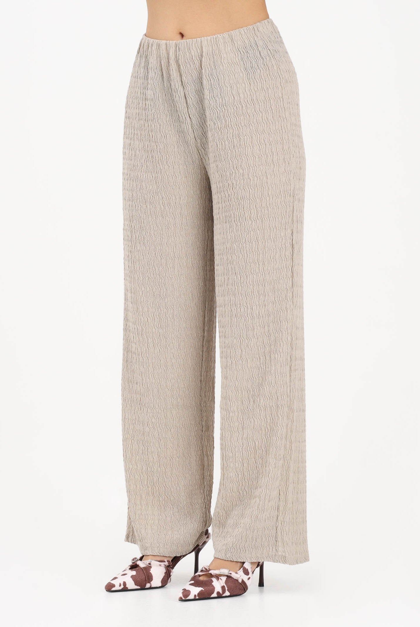 ONLY Pantalone beige da donna 15374608 SILI ONLY