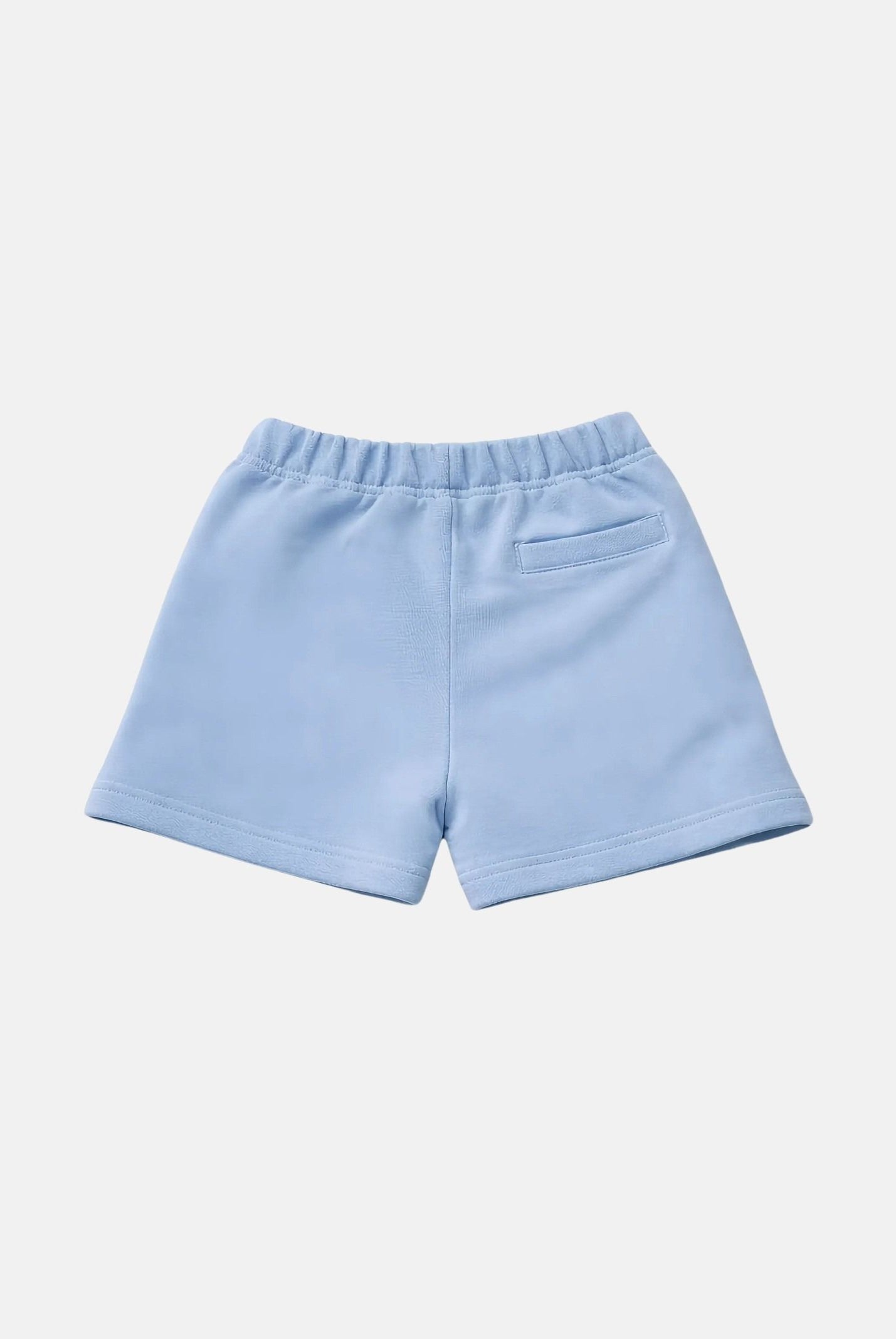 PALM ANGELS Shorts azzurro da neonato con logo PB6X003S26FLE001 050 PALM ANGELS