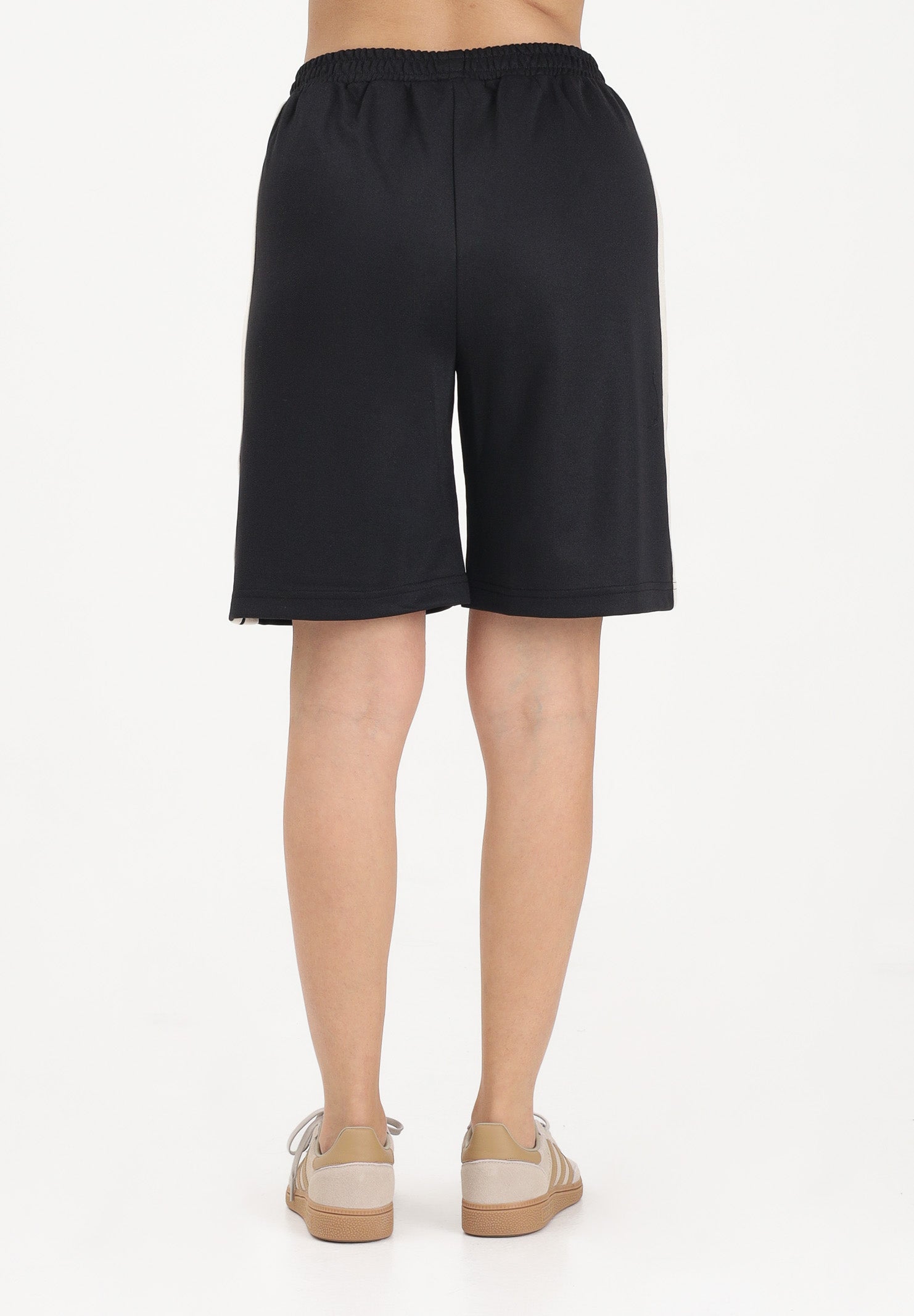 PALM ANGELS Shorts sportivo nero per donna, ragazzi e bambini con logo PBCL001S26FAB001 110 PALM ANGELS