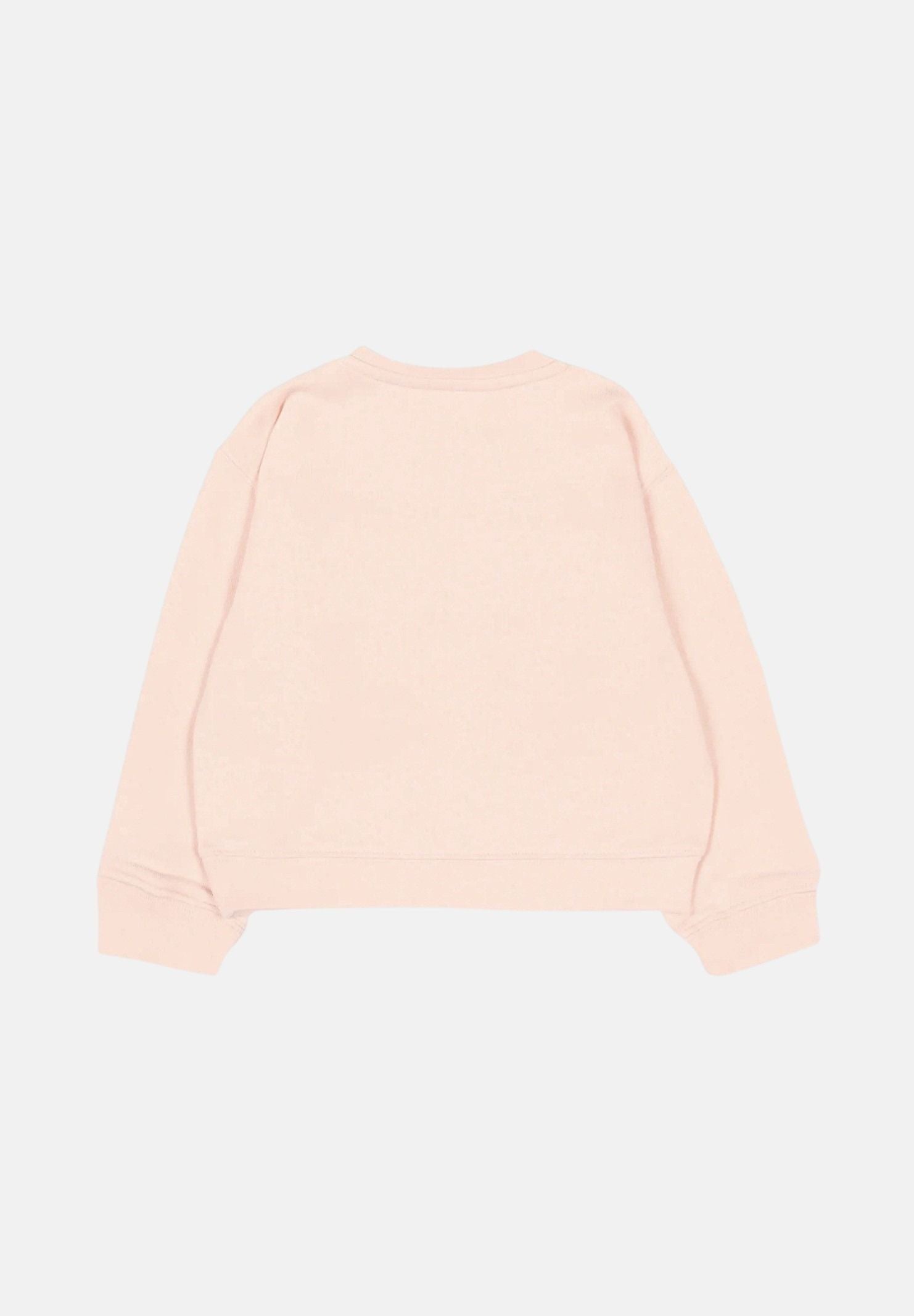 PALM ANGELS Felpa girocollo rosa da neonato con logo PGXC001S26FLE002 042 PALM ANGELS