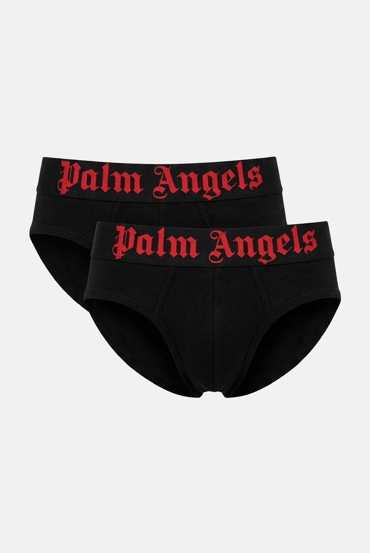 PALM ANGELS Slip (2 paia) neri da uomo con elastico logato PLA1UMBSP08BI BL PALM ANGELS