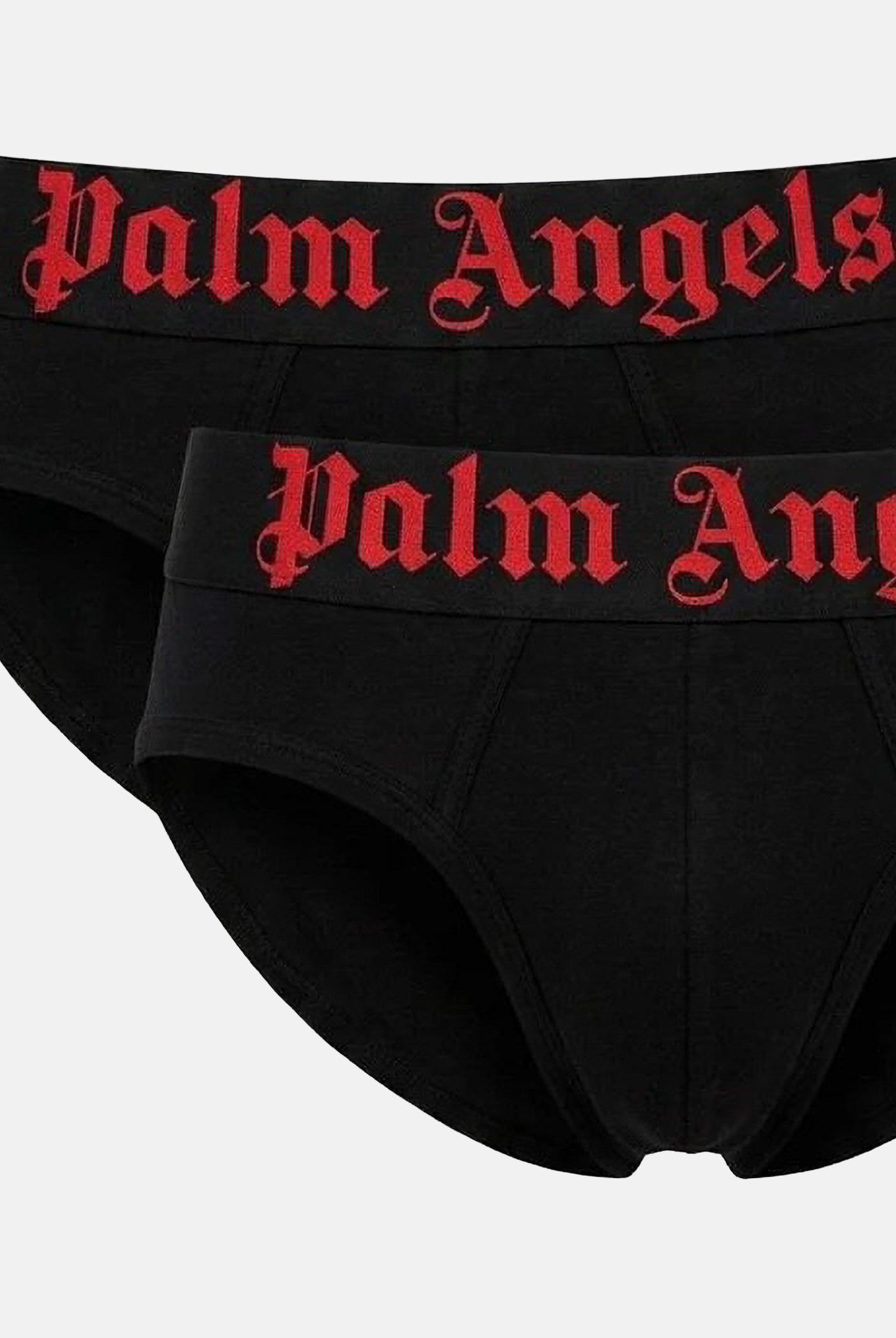 PALM ANGELS Slip (2 paia) neri da uomo con elastico logato PLA1UMBSP08BI BL PALM ANGELS