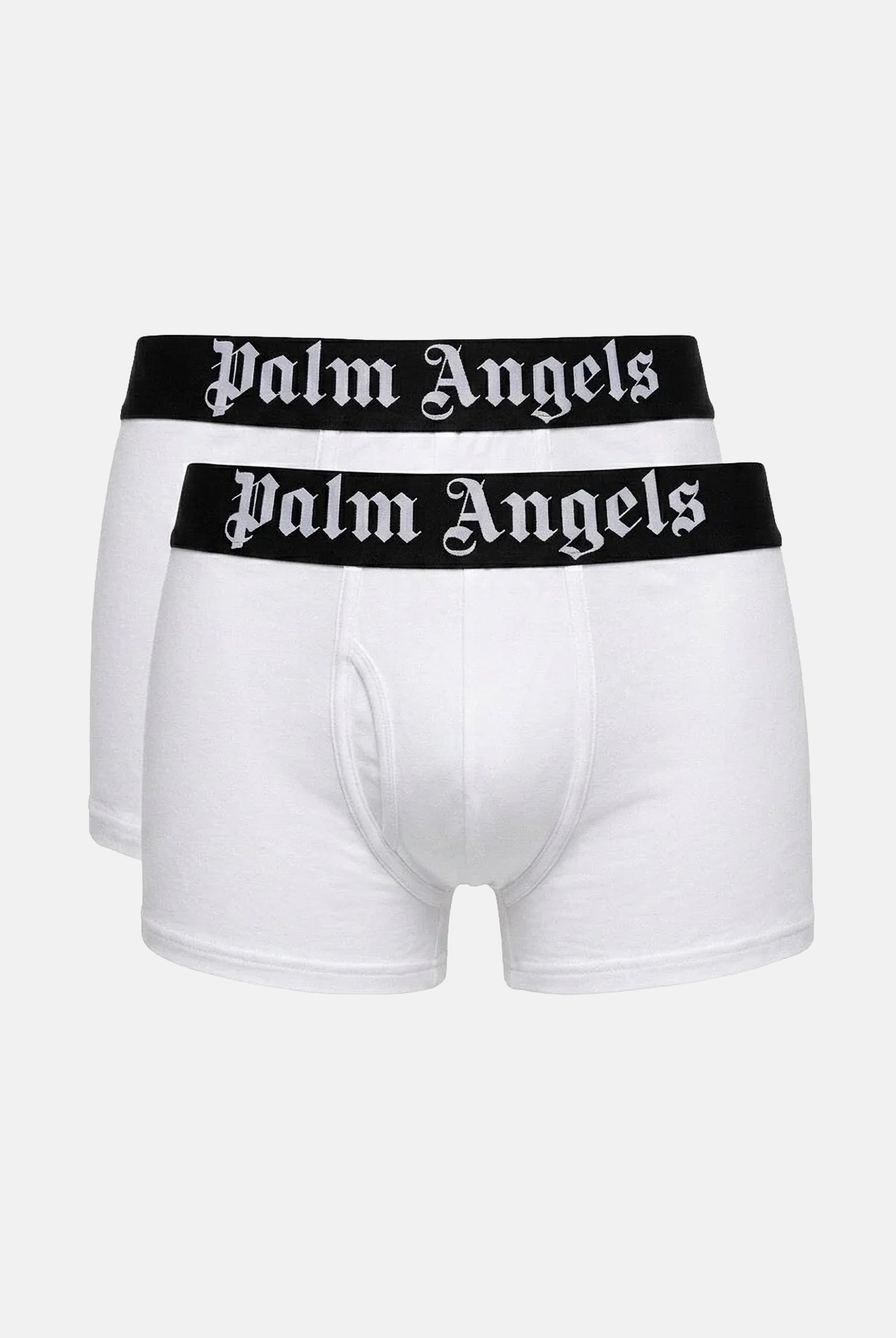 PALM ANGELS Boxer (2 paia) bianchi da uomo con elastico logato PLA1UMBTR11BI WH PALM ANGELS