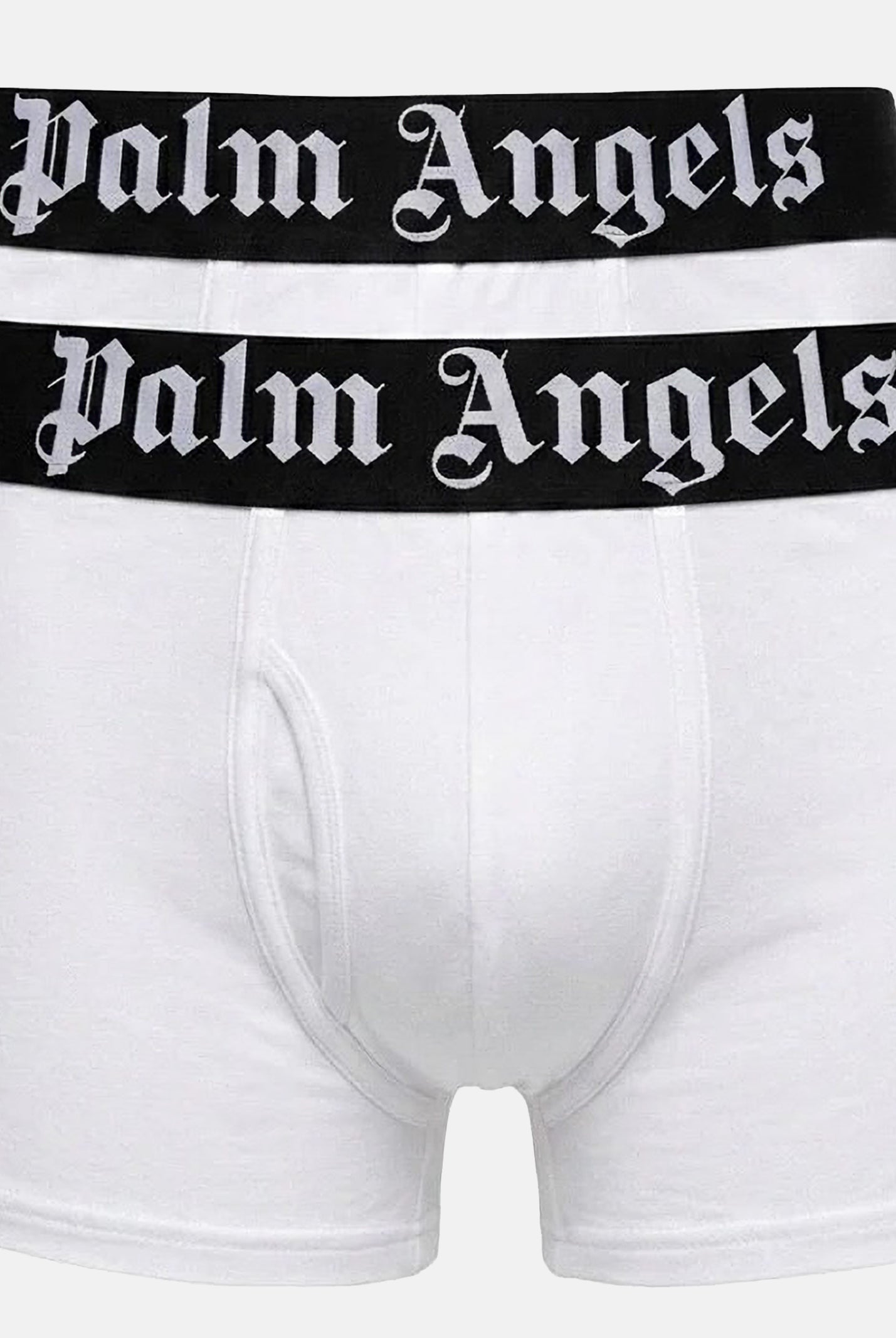 PALM ANGELS Boxer (2 paia) bianchi da uomo con elastico logato PLA1UMBTR11BI WH PALM ANGELS