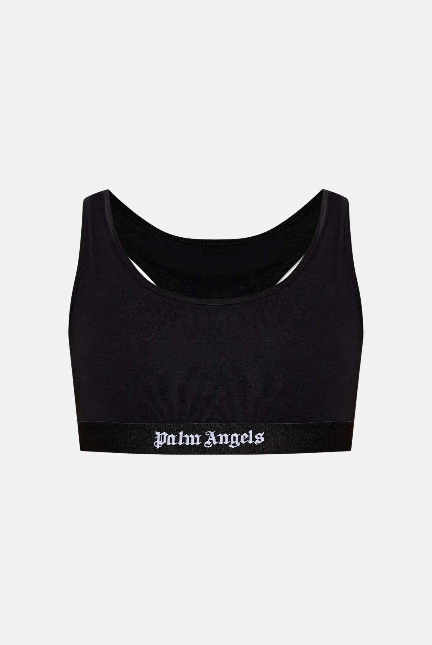 PALM ANGELS Bralette Track Top Bra black nero, colore basico nero, donna PLA1UWTP04SI BL PALM ANGELS