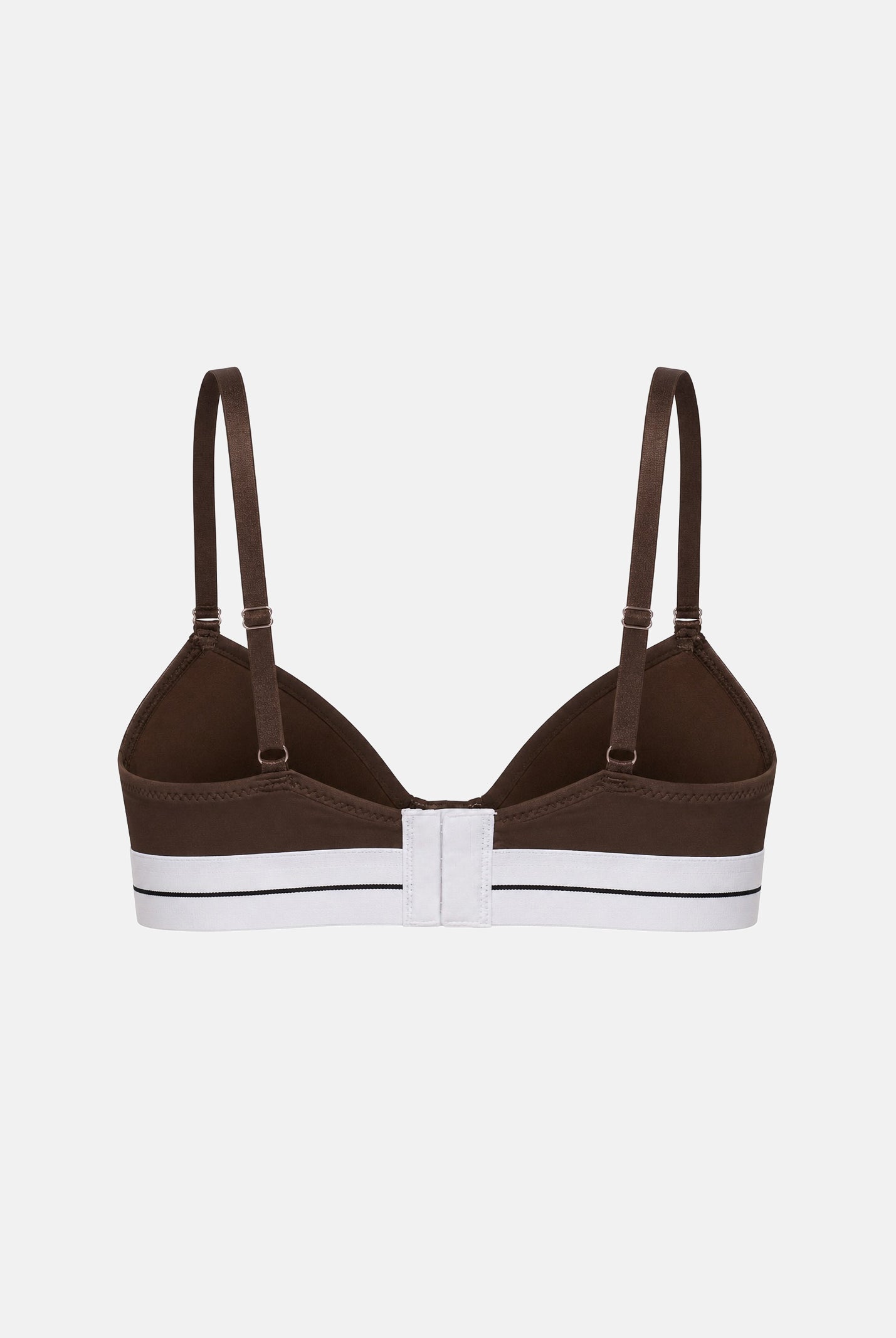 PALM ANGELS Reggiseno con fascia logo colore Chocolate, marrone, da donna. PLA1UWTP05SI CH PALM ANGELS