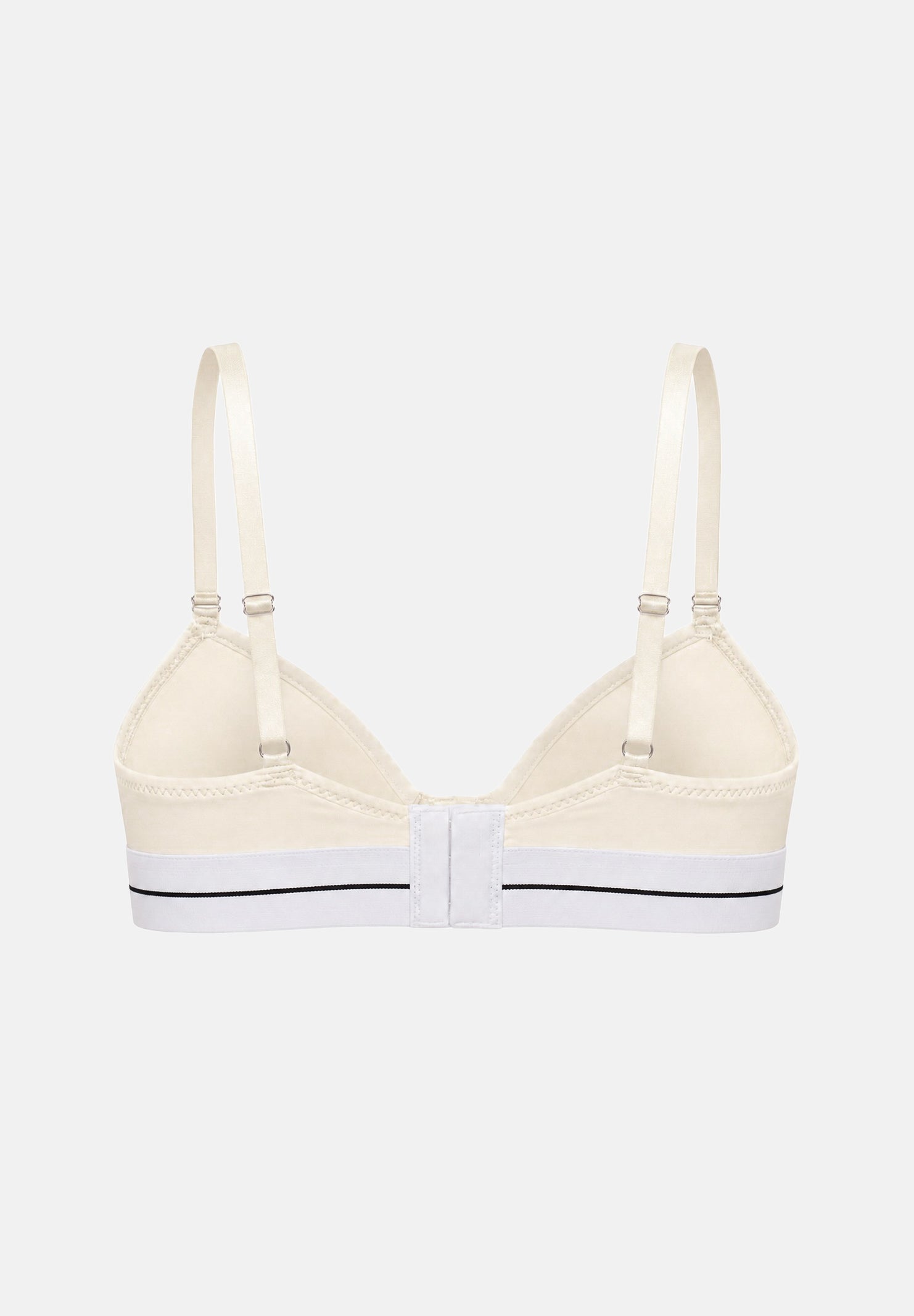 PALM ANGELS Reggiseno Ivory, avorio/bianco, da donna con coppe sagomate PLA1UWTP05SI IV PALM ANGELS