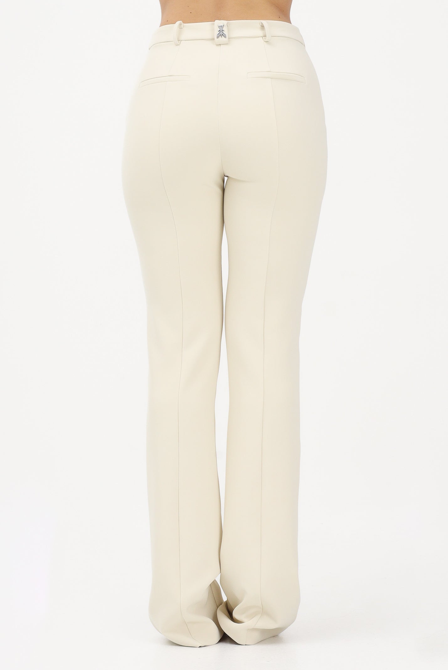 PATRIZIA PEPE Pantalone elegante crema da donna 2P1745A737 W418 PATRIZIA PEPE