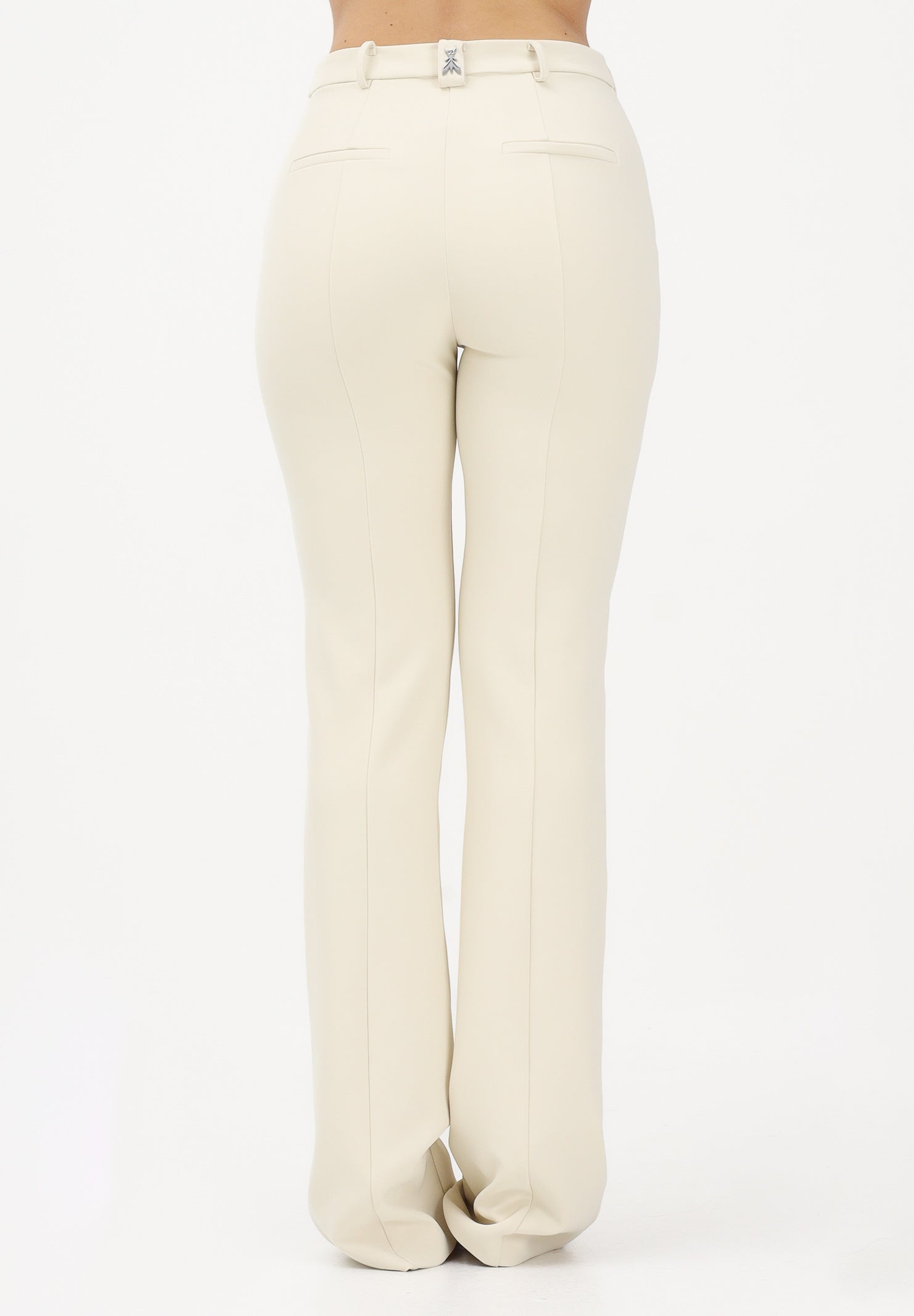 PATRIZIA PEPE Pantalone elegante crema da donna 2P1745A737 W418 PATRIZIA PEPE