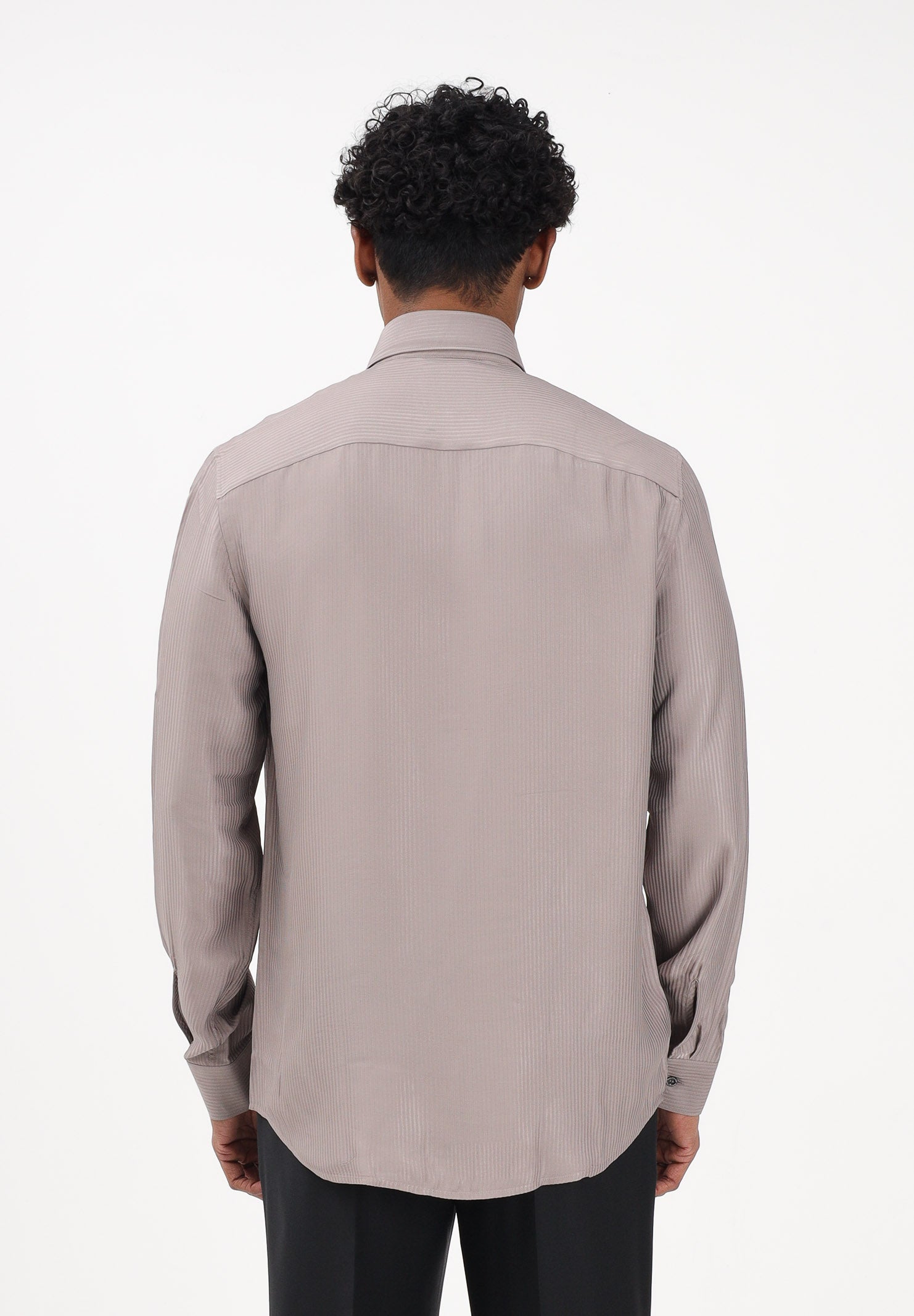 PATRIZIA PEPE Camicia a manica lunga beige da uomo 5C0310A093J S184 PATRIZIA PEPE