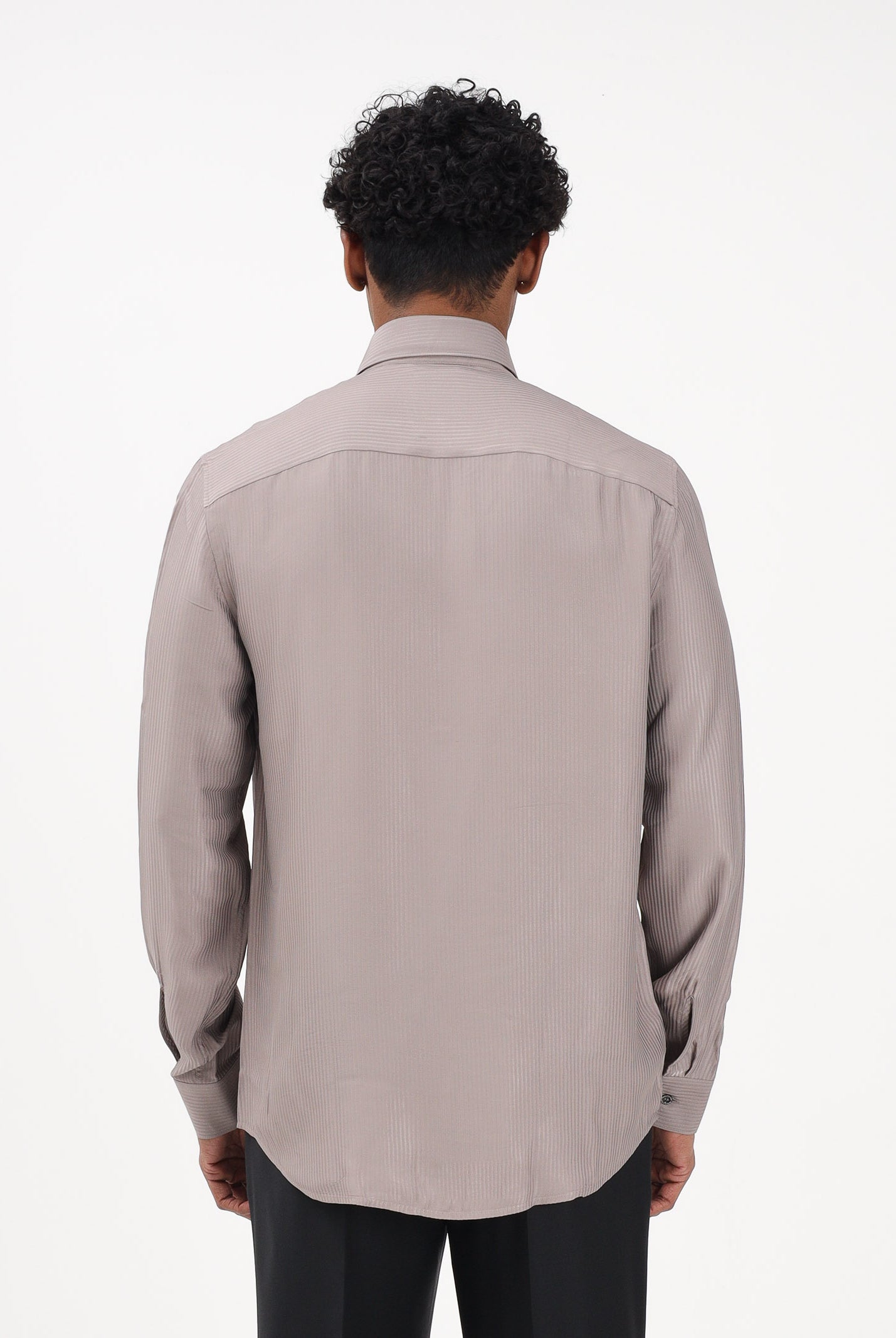 PATRIZIA PEPE Camicia a manica lunga beige da uomo 5C0310A093J S184 PATRIZIA PEPE