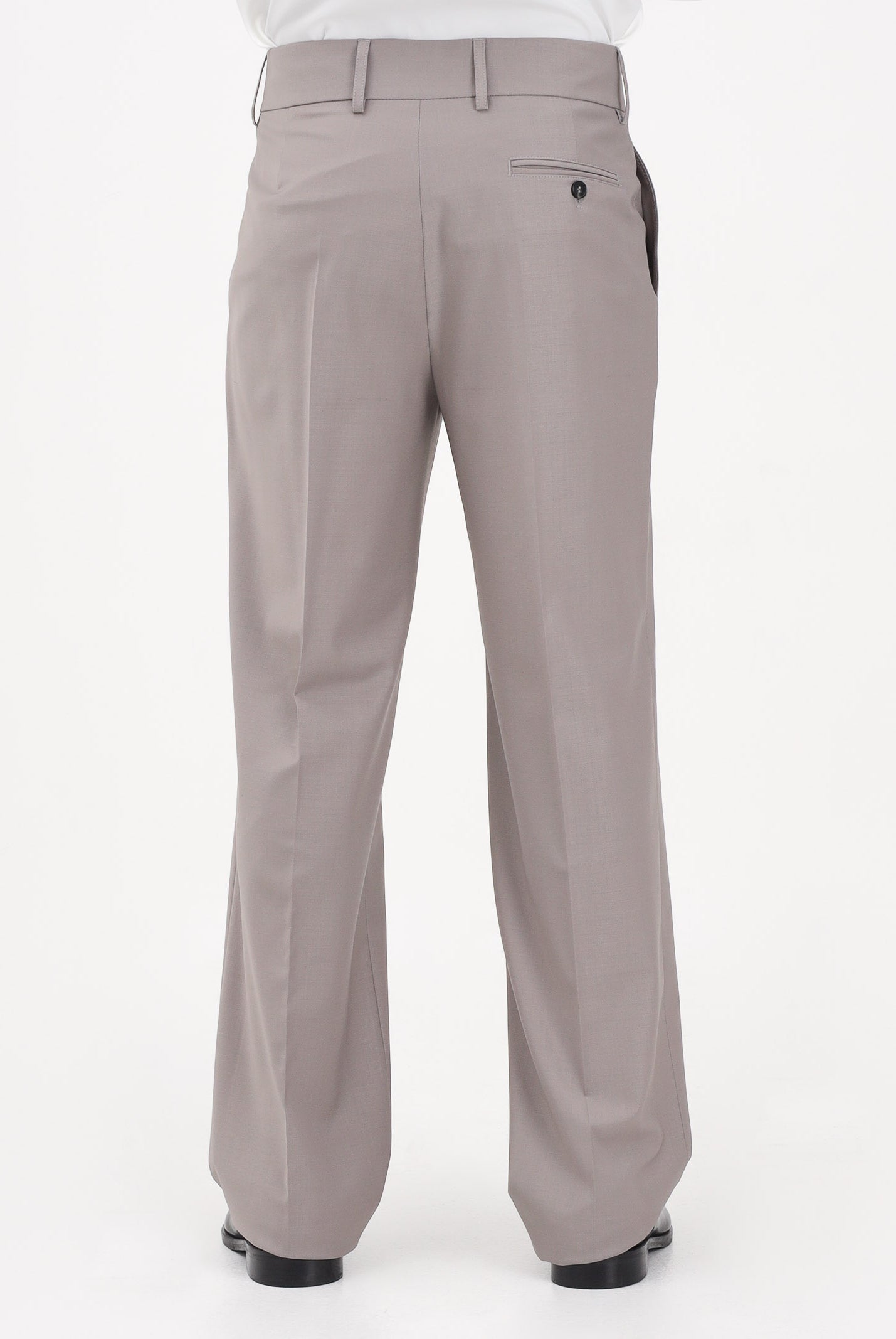 PATRIZIA PEPE Pantalone elegante (IM)PERFECTION fango da uomo 5P507RA1WK S184 PATRIZIA PEPE