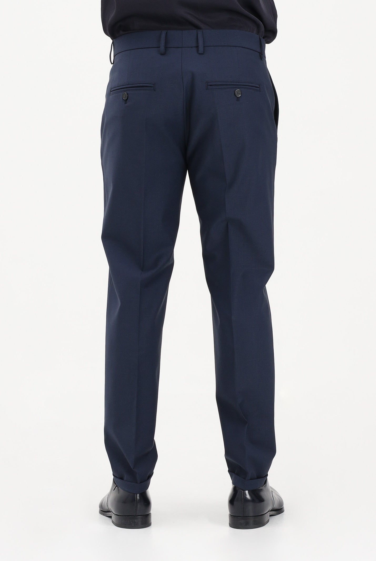 PATRIZIA PEPE Pantalone elegante blu da uomo 5PA429A1WK C166 PATRIZIA PEPE