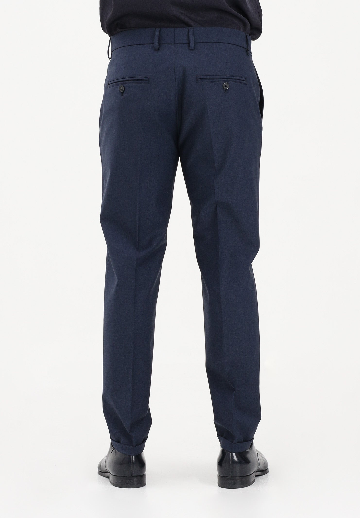 PATRIZIA PEPE Pantalone elegante blu da uomo 5PA429A1WK C166 PATRIZIA PEPE