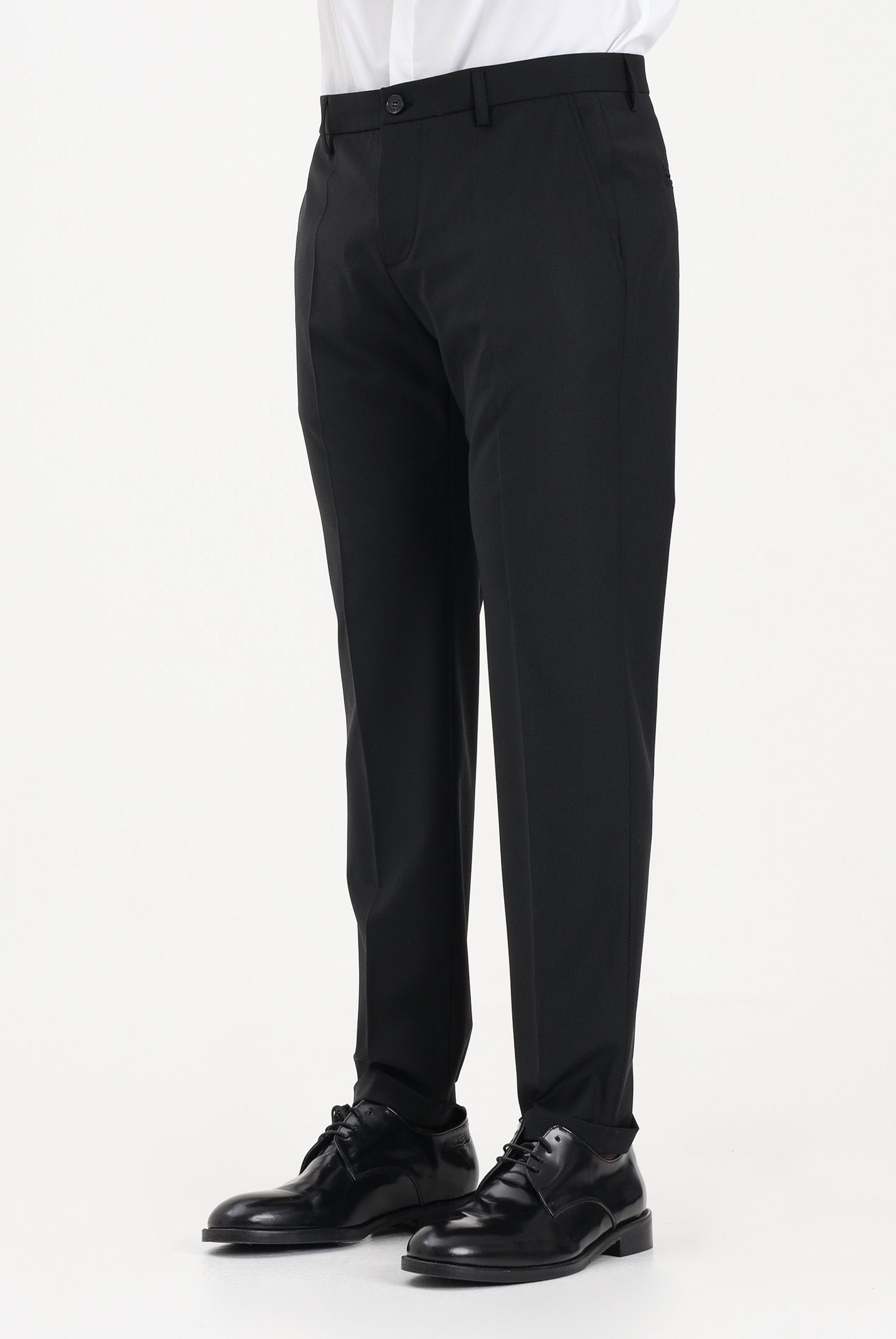 PATRIZIA PEPE Pantalone elegante nero da uomo 5PA429A1WK K102 PATRIZIA PEPE