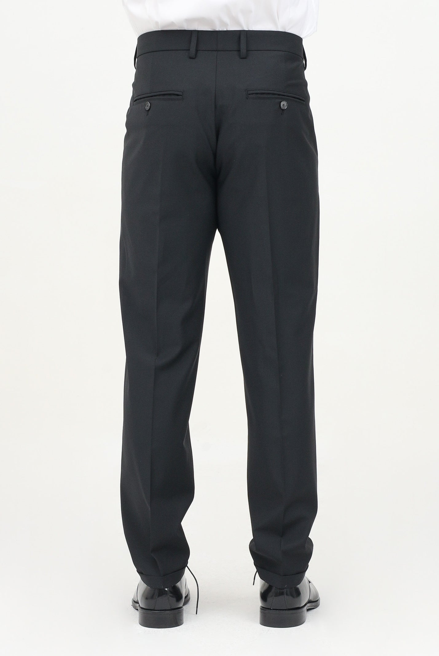 PATRIZIA PEPE Pantalone elegante nero da uomo 5PA429A1WK K102 PATRIZIA PEPE