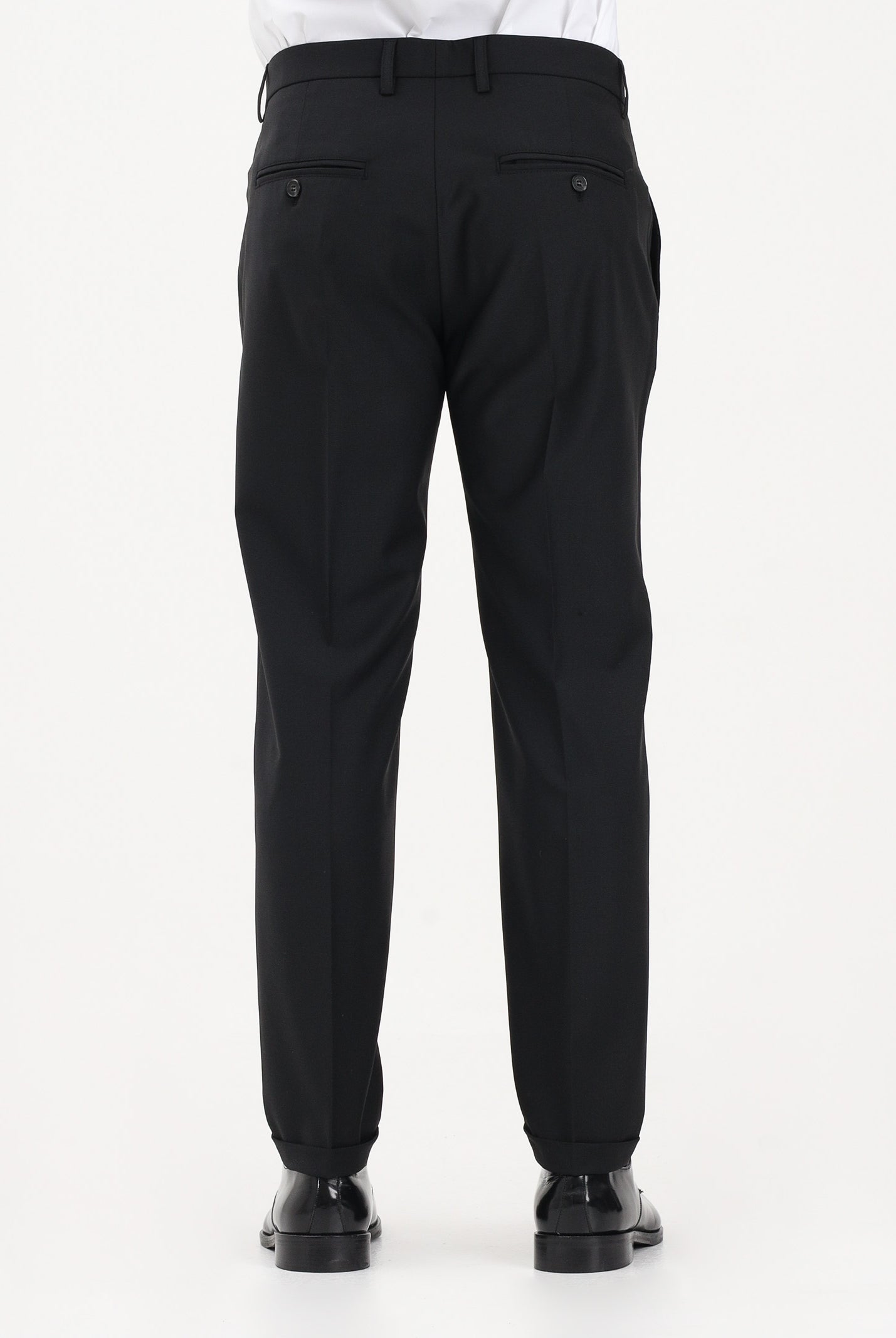 PATRIZIA PEPE Pantalone elegante nero da uomo 5PA429A1WK K102 PATRIZIA PEPE