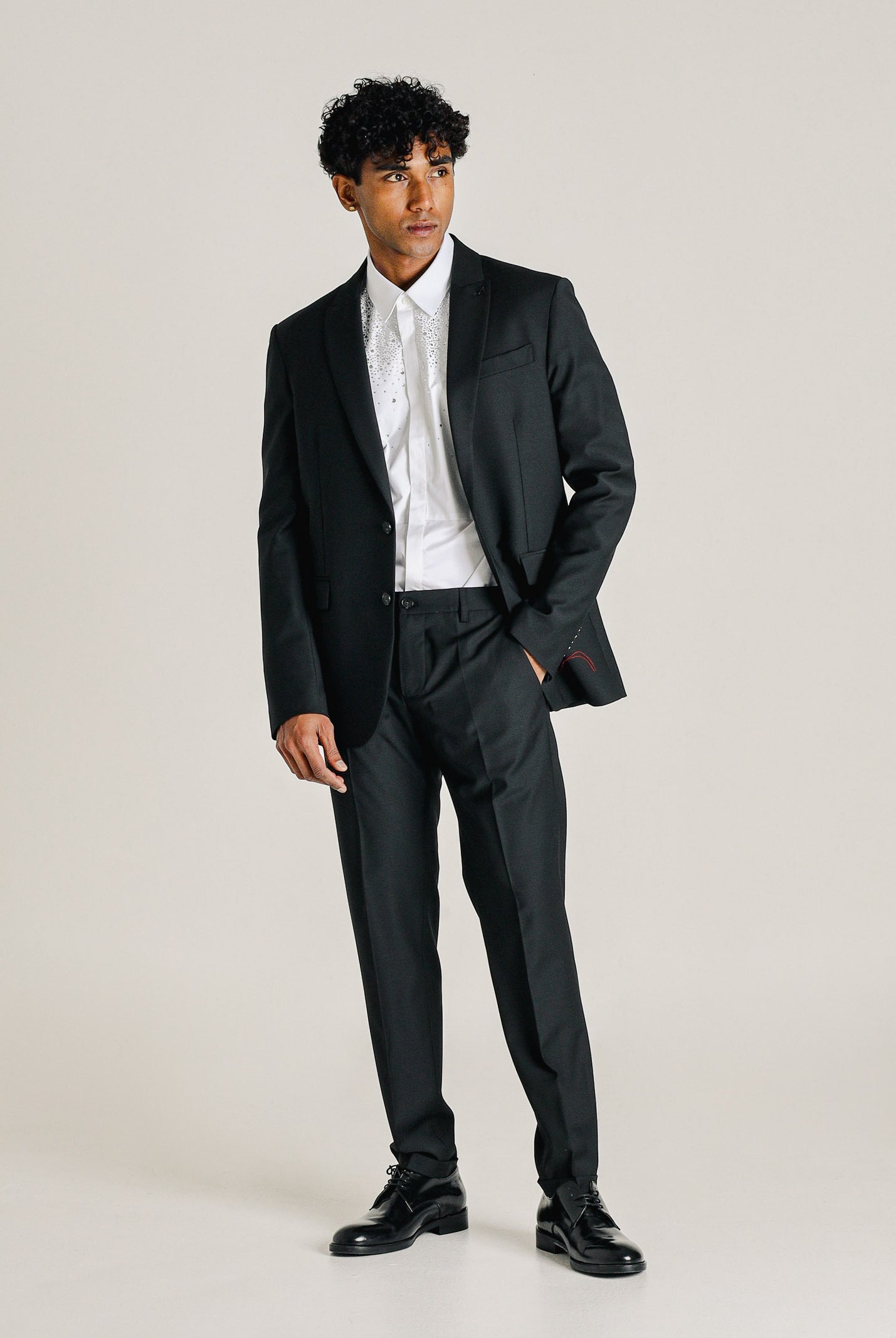 PATRIZIA PEPE Pantalone elegante nero da uomo 5PA429A1WK K102 PATRIZIA PEPE