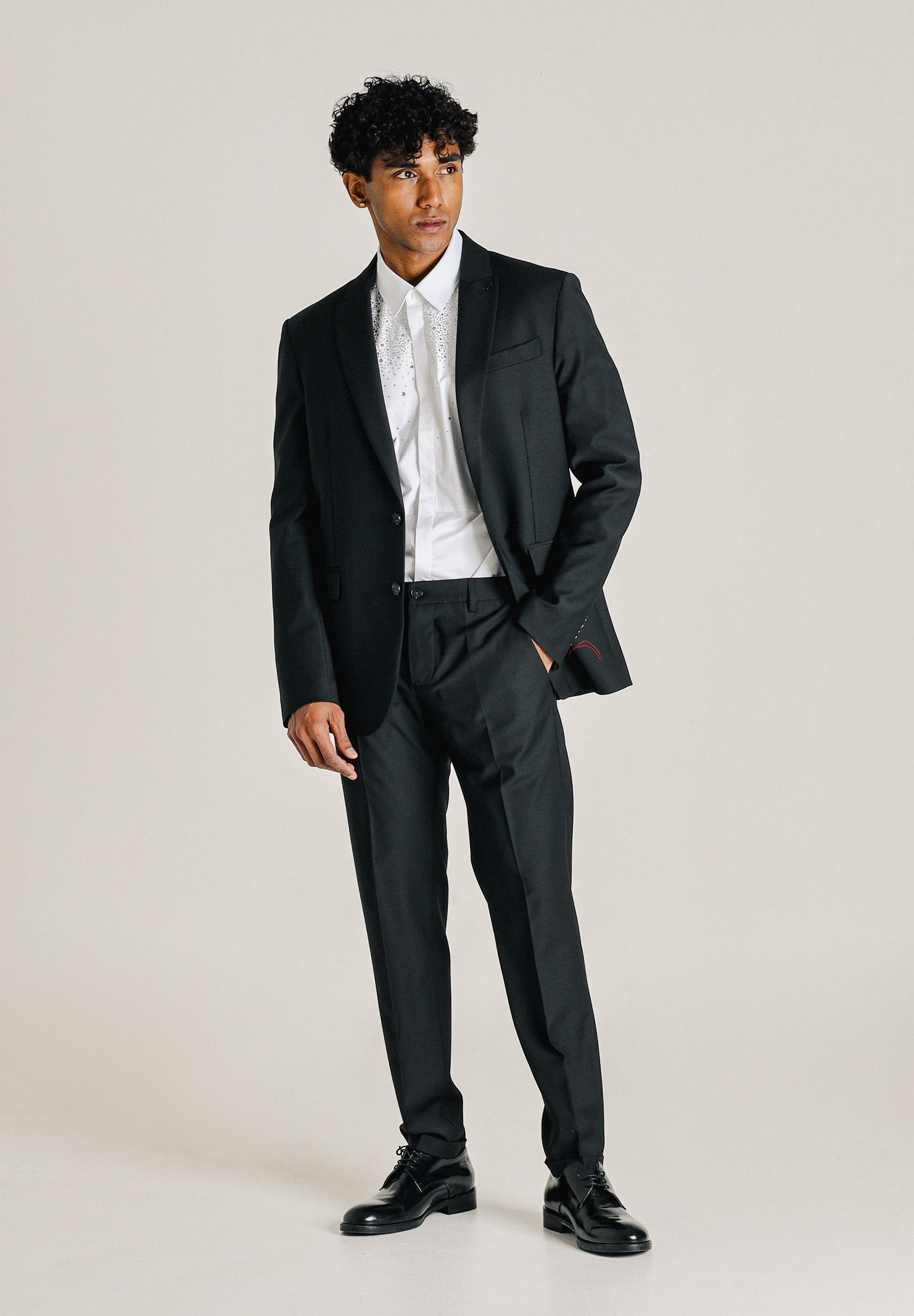 PATRIZIA PEPE Pantalone elegante nero da uomo 5PA429A1WK K102 PATRIZIA PEPE