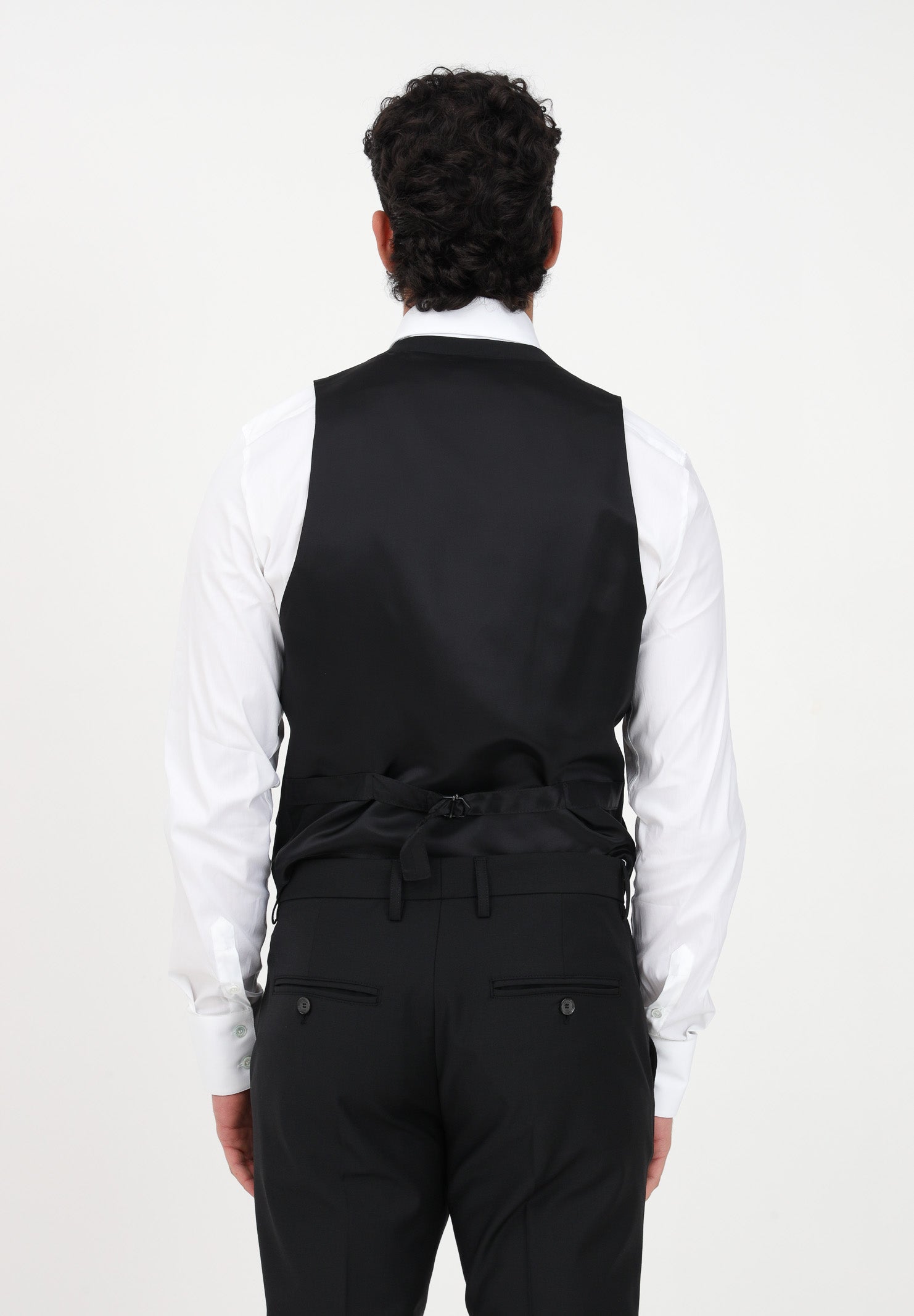 PATRIZIA PEPE Gilet nero da uomo 5S0640/A1WK K102 PATRIZIA PEPE