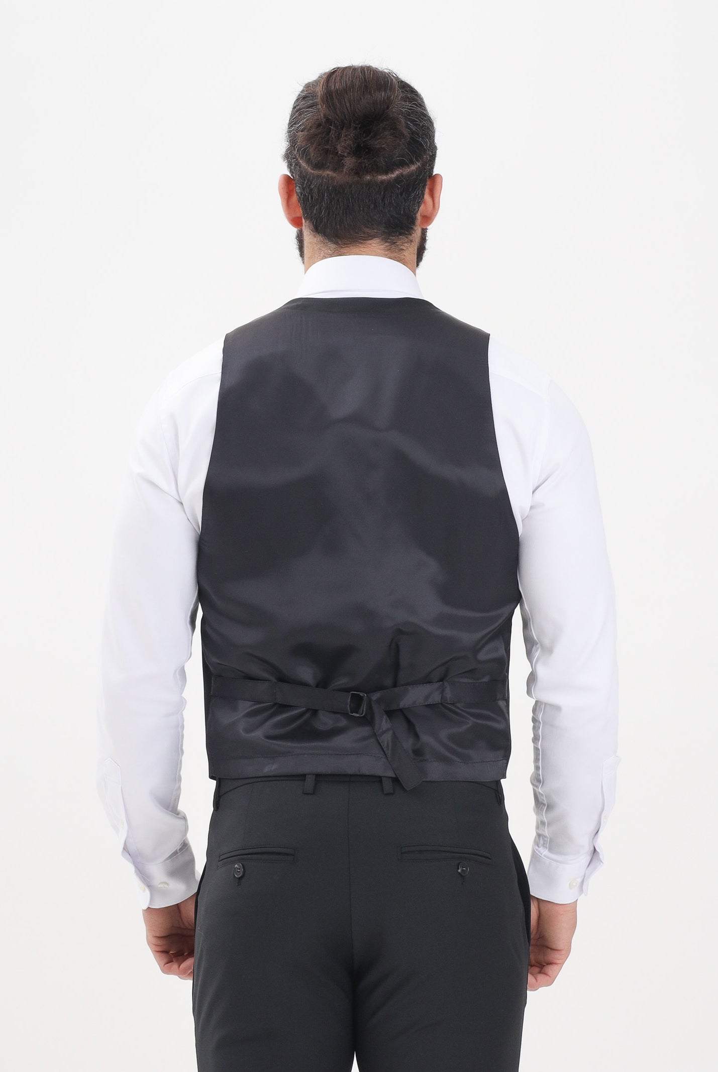 PATRIZIA PEPE Gilet nero da uomo 5S0746A590 K103 PATRIZIA PEPE