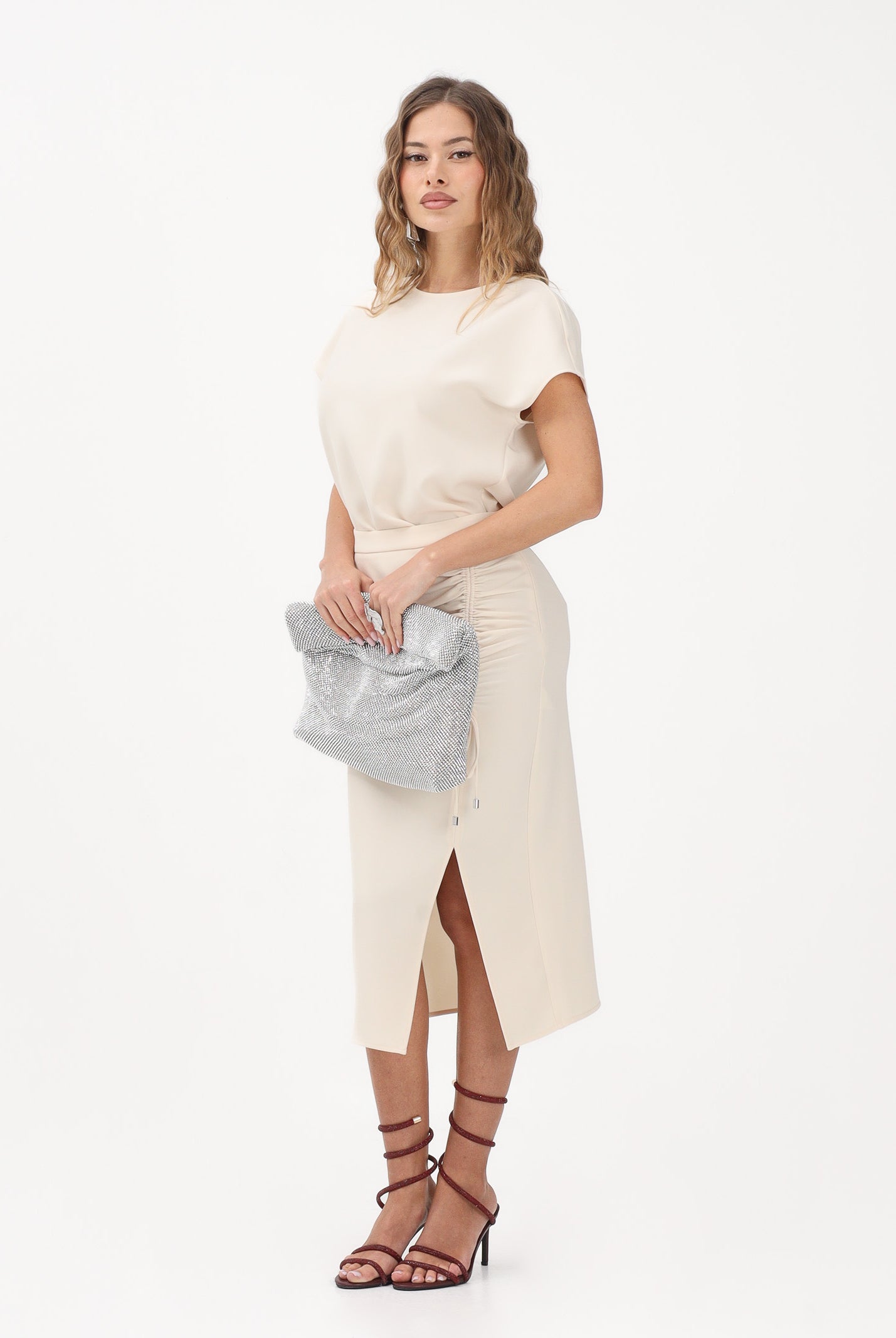 PATRIZIA PEPE Blusa panna da donna 8C0848A701 W409 PATRIZIA PEPE