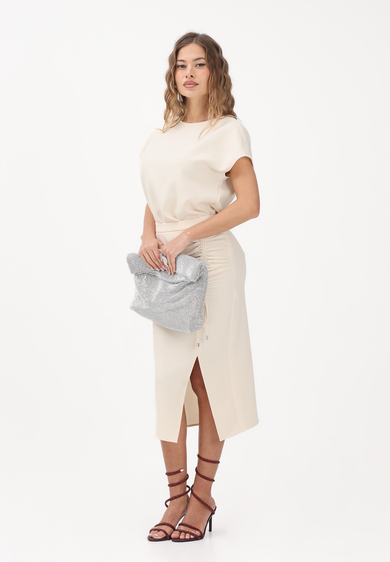 PATRIZIA PEPE Blusa panna da donna 8C0848A701 W409 PATRIZIA PEPE
