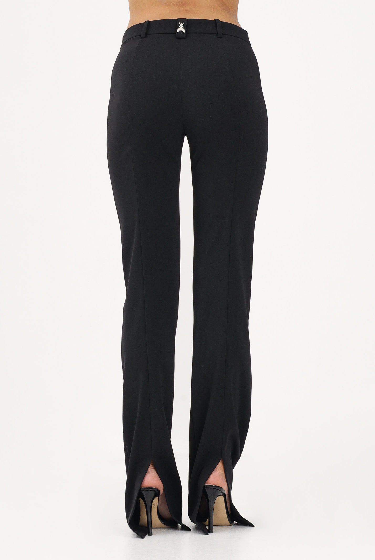 PATRIZIA PEPE Pantalone elegante nero da donna in crêpe 8P0781A6F5 K103 PATRIZIA PEPE
