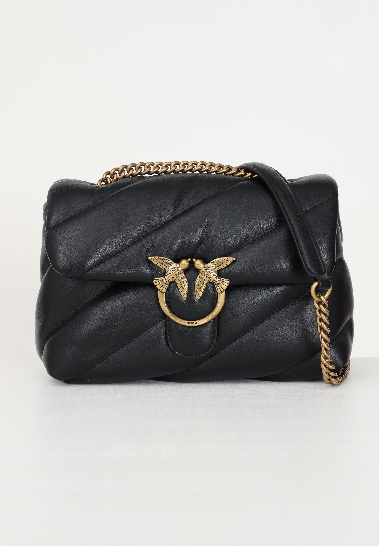 PINKO Borsa a tracolla Classic Love Bag Puff nera da donna 100038A0F2 Z99Q PINKO