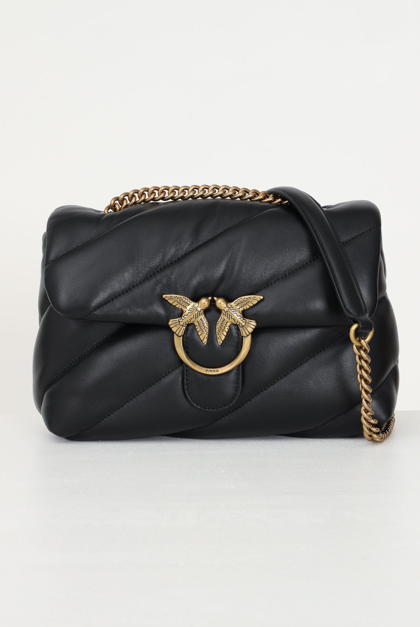 PINKO Borsa a tracolla Classic Love Bag Puff nera da donna 100038A0F2 Z99Q PINKO