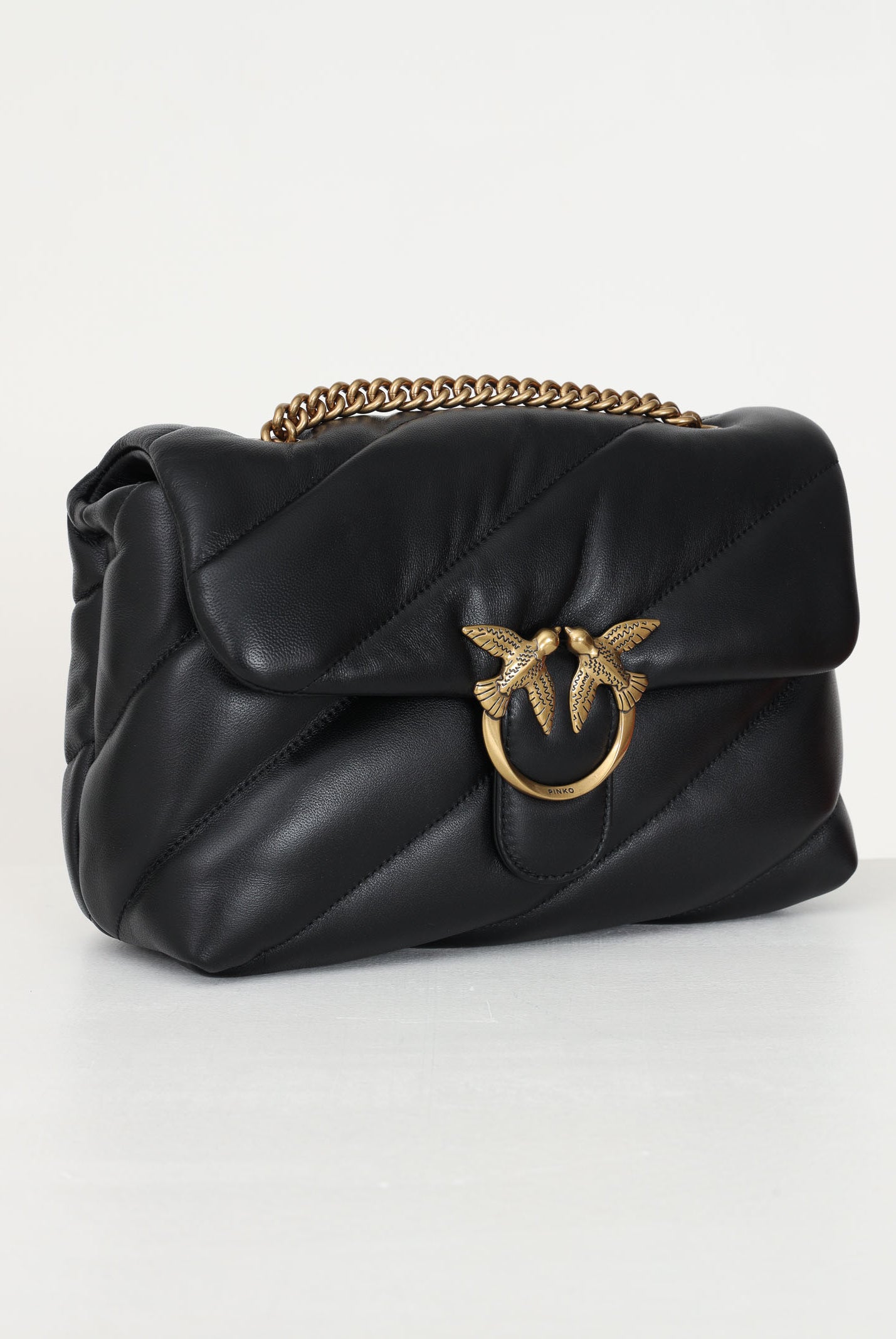 PINKO Borsa a tracolla Classic Love Bag Puff nera da donna 100038A0F2 Z99Q PINKO