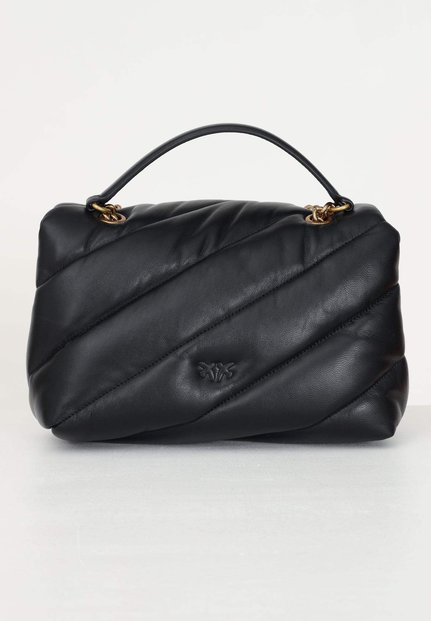 PINKO Borsa a tracolla Classic Love Bag Puff nera da donna 100038A0F2 Z99Q PINKO