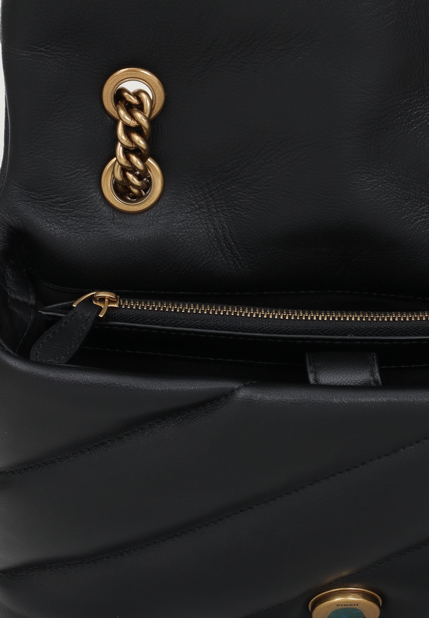 PINKO Borsa a tracolla Classic Love Bag Puff nera da donna 100038A0F2 Z99Q PINKO