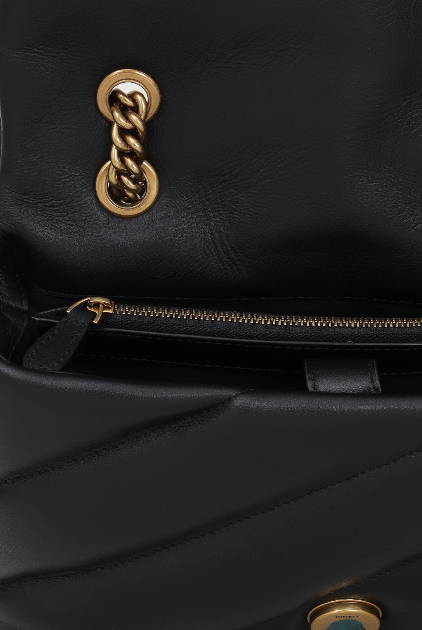 PINKO Borsa a tracolla Classic Love Bag Puff nera da donna 100038A0F2 Z99Q PINKO