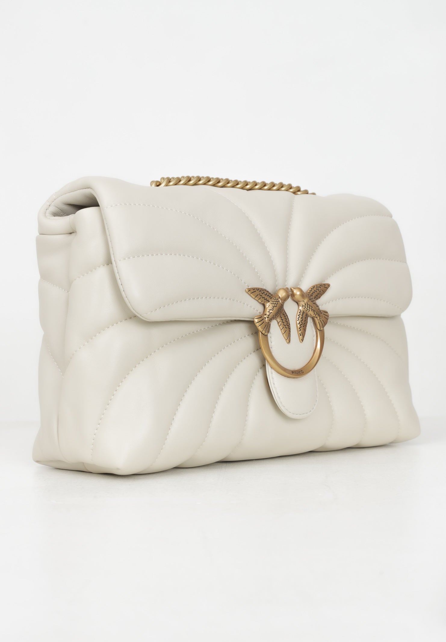 PINKO Borsa a tracolla Classic Love Bag Puff panna da donna 100038A1EX Z14Q PINKO