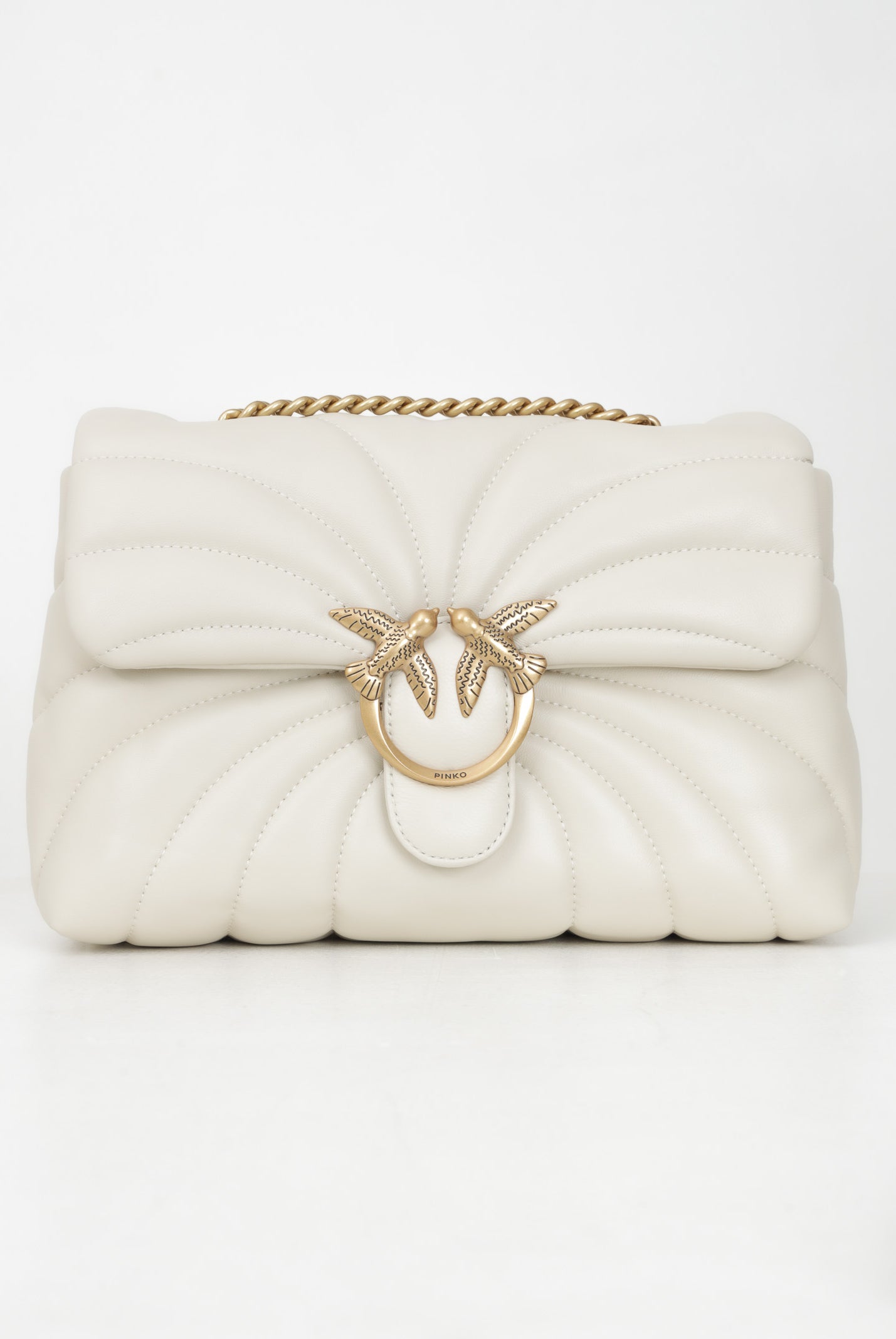 PINKO Borsa a tracolla Classic Love Bag Puff panna da donna 100038A1EX Z14Q PINKO