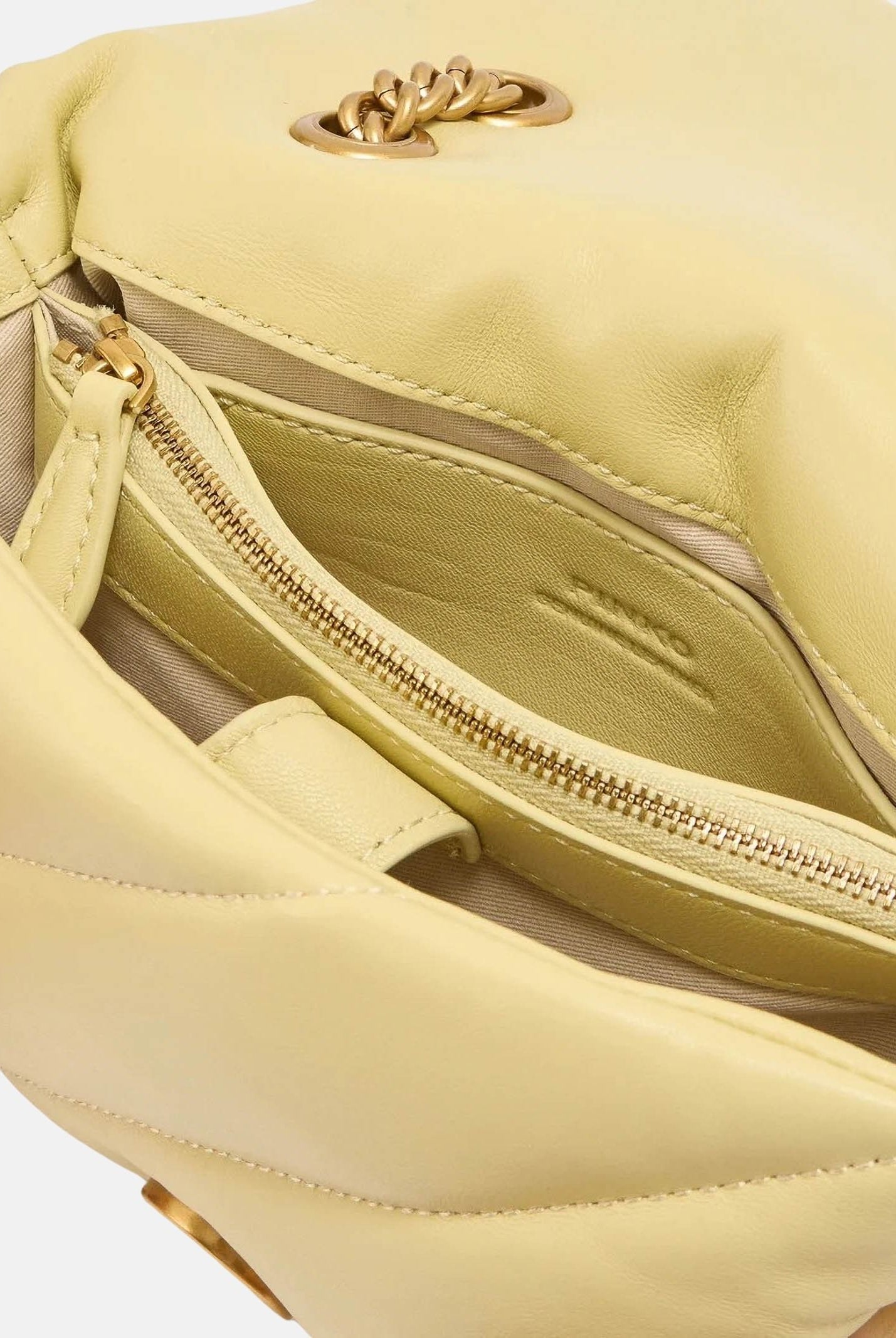 PINKO Borsa a tracolla Mini Love Bag Puff giallo vaniglia da donna 100039A0F2 C39Q PINKO