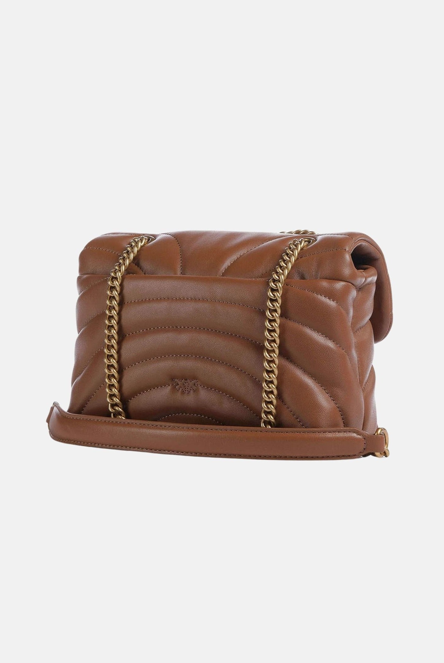 PINKO Borsa a tracolla Mini Love Bag Puff marrone da donna 100039A1EX L17Q PINKO