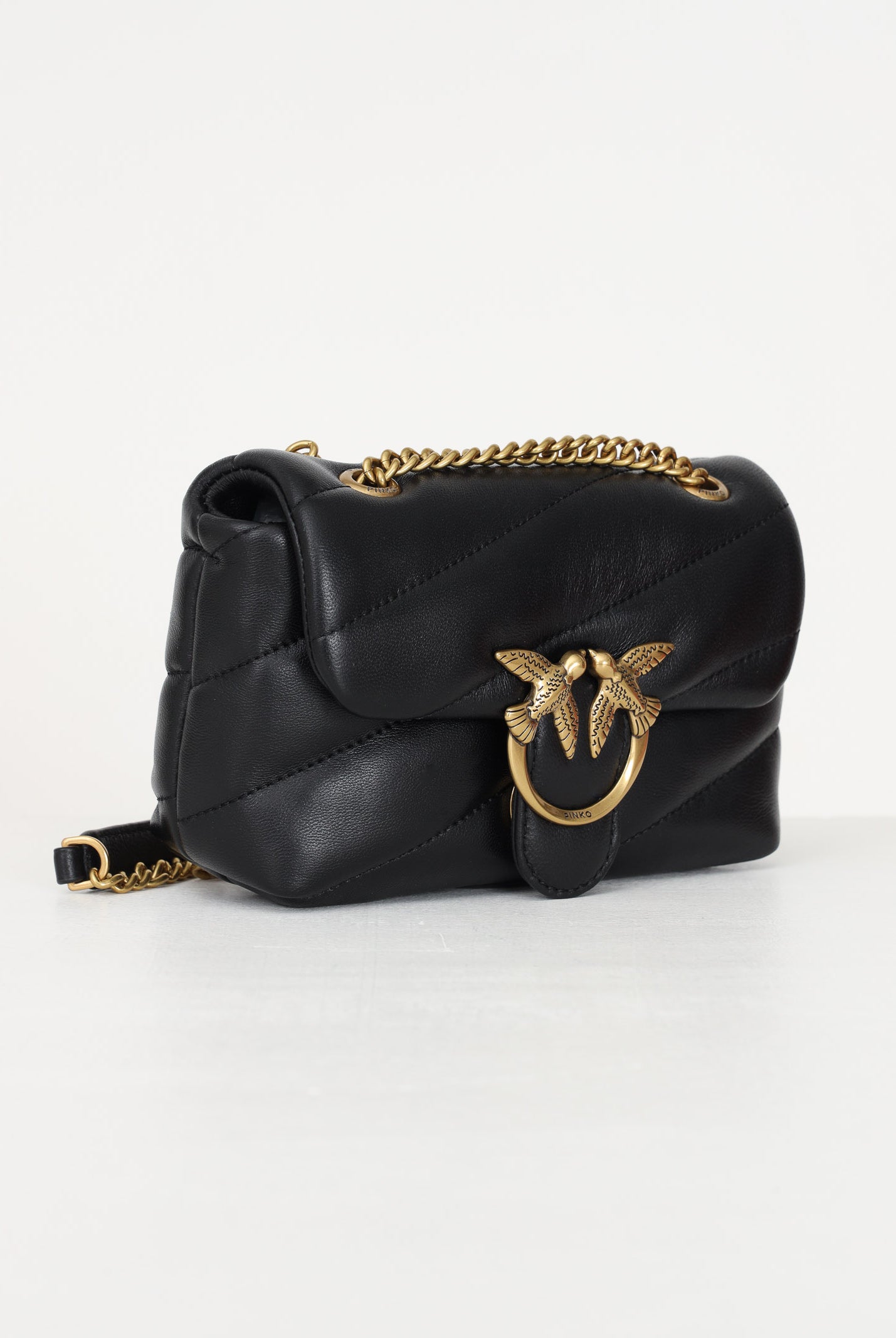 PINKO Borsa a tracolla Baby Love Bag Puff nera da donna 100040A0F2 Z99Q PINKO