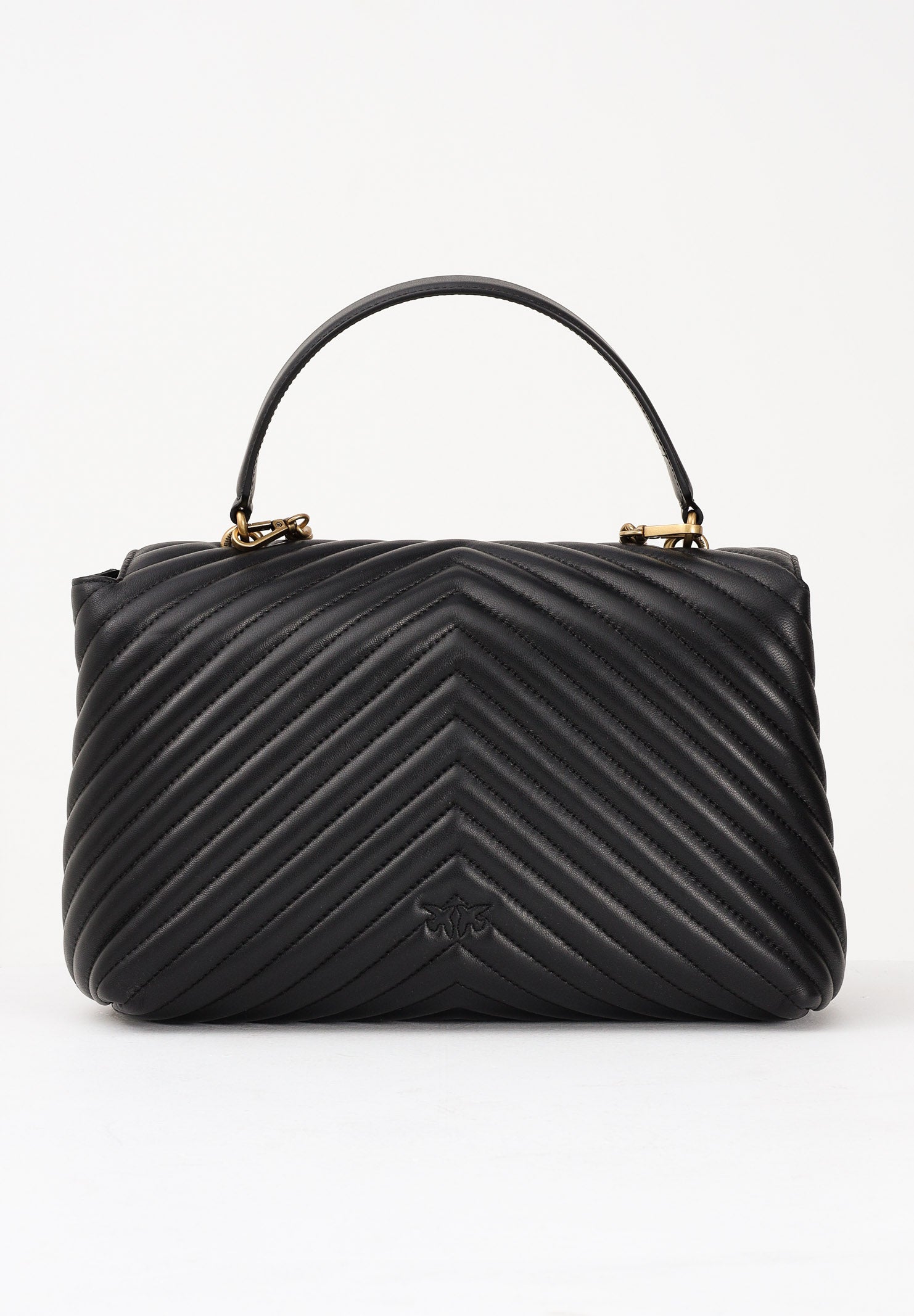 PINKO Shopper Big Love Bag Puff nera da donna 100042A0GK Z99Q PINKO