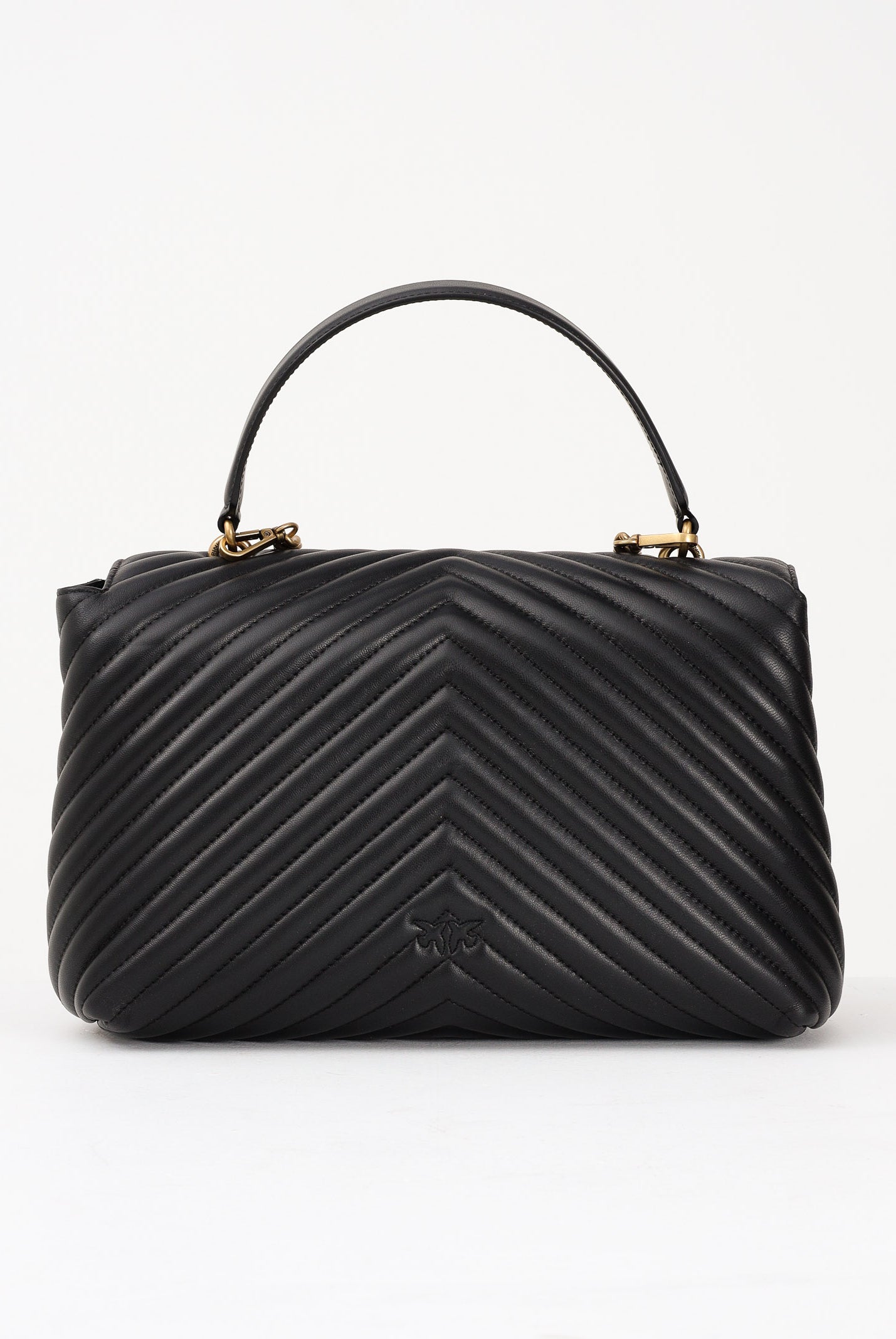 PINKO Shopper Big Love Bag Puff nera da donna 100042A0GK Z99Q PINKO