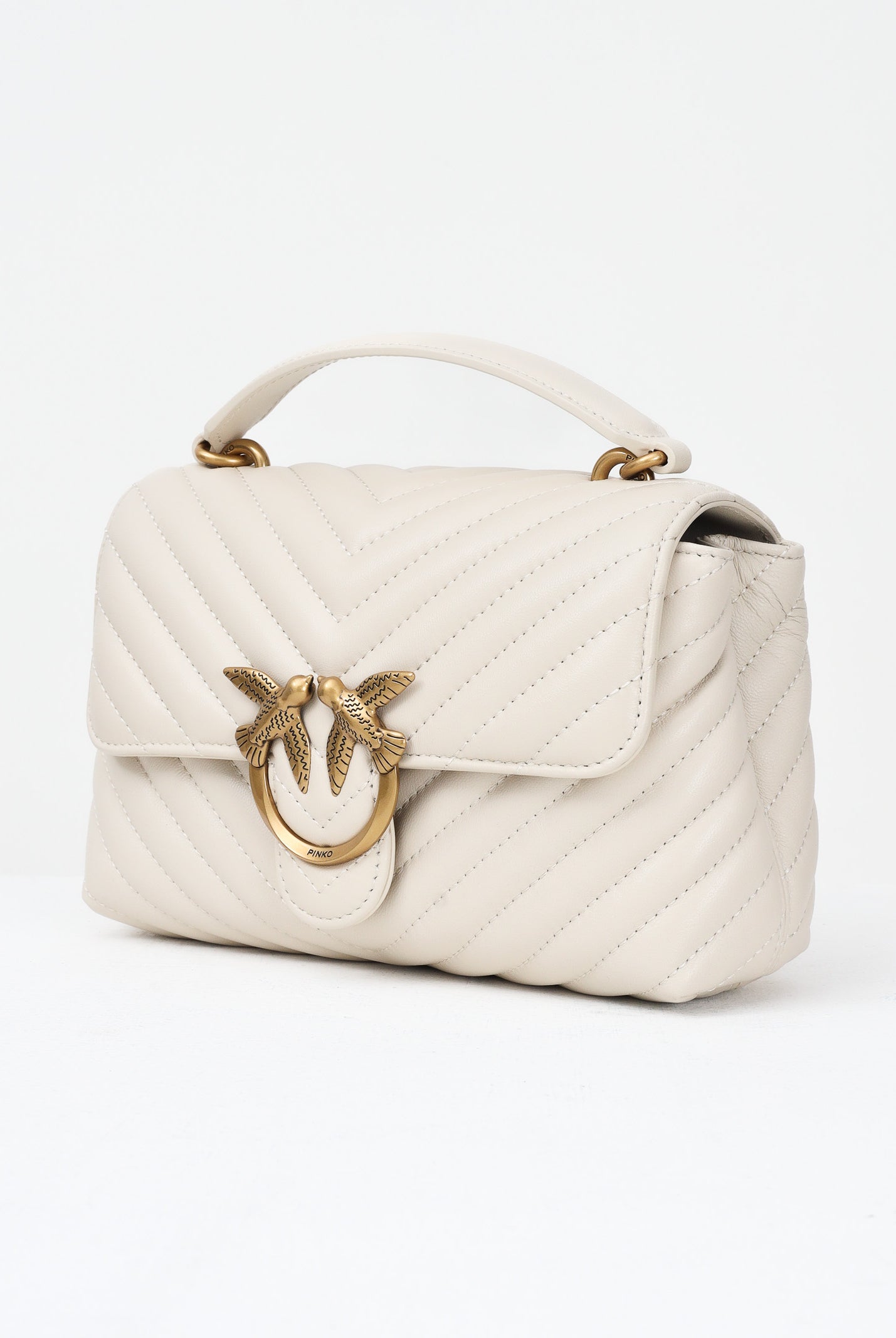 PINKO Borsa a mano Lady Love Bag Puff panna da donna 100044A0GK Z14Q PINKO