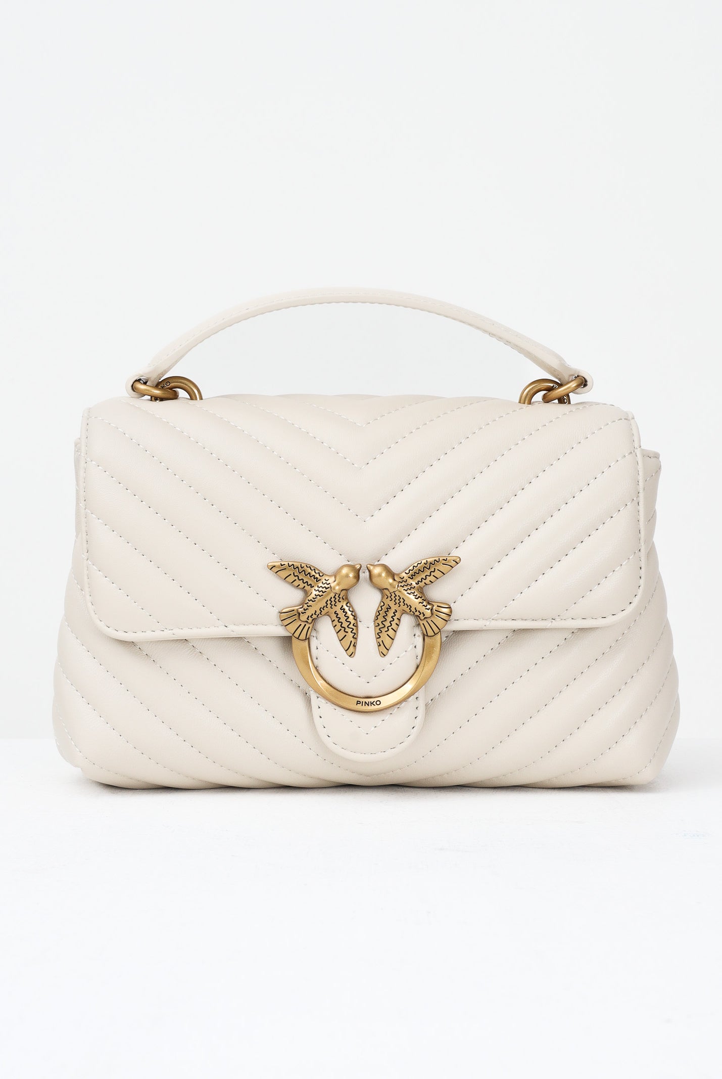 PINKO Borsa a mano Lady Love Bag Puff panna da donna 100044A0GK Z14Q PINKO