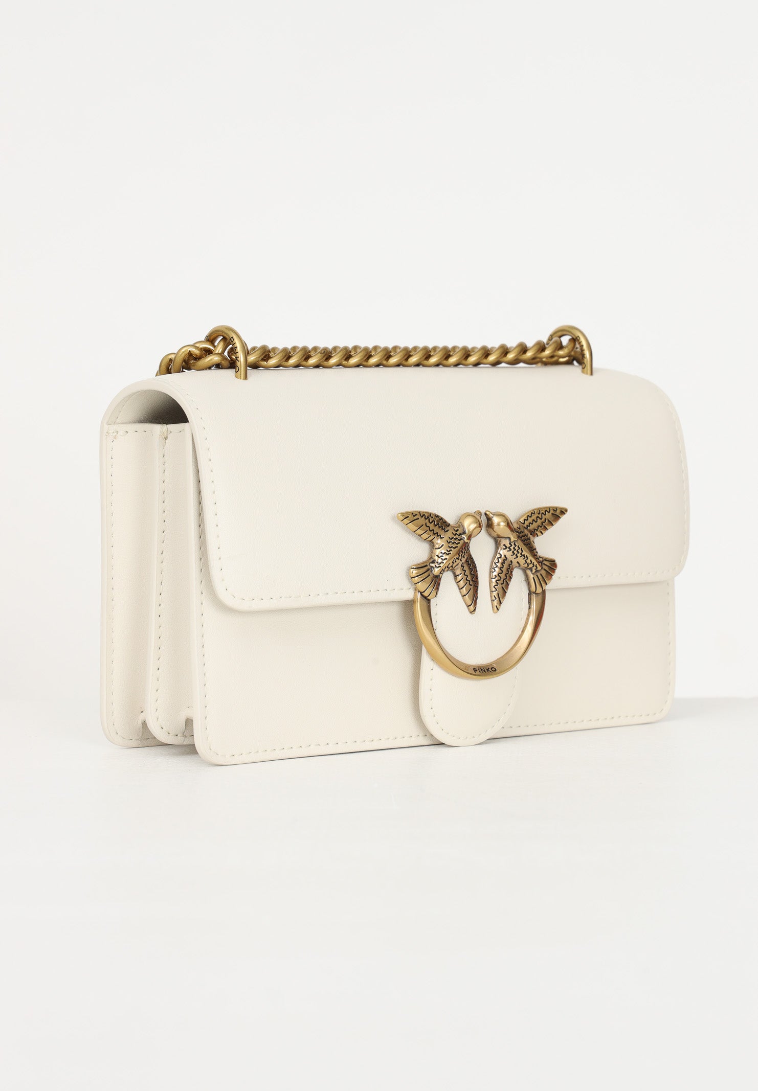 PINKO Borsa a tracolla Mini Love Bag panna da donna 100074A0F1 Z14Q PINKO