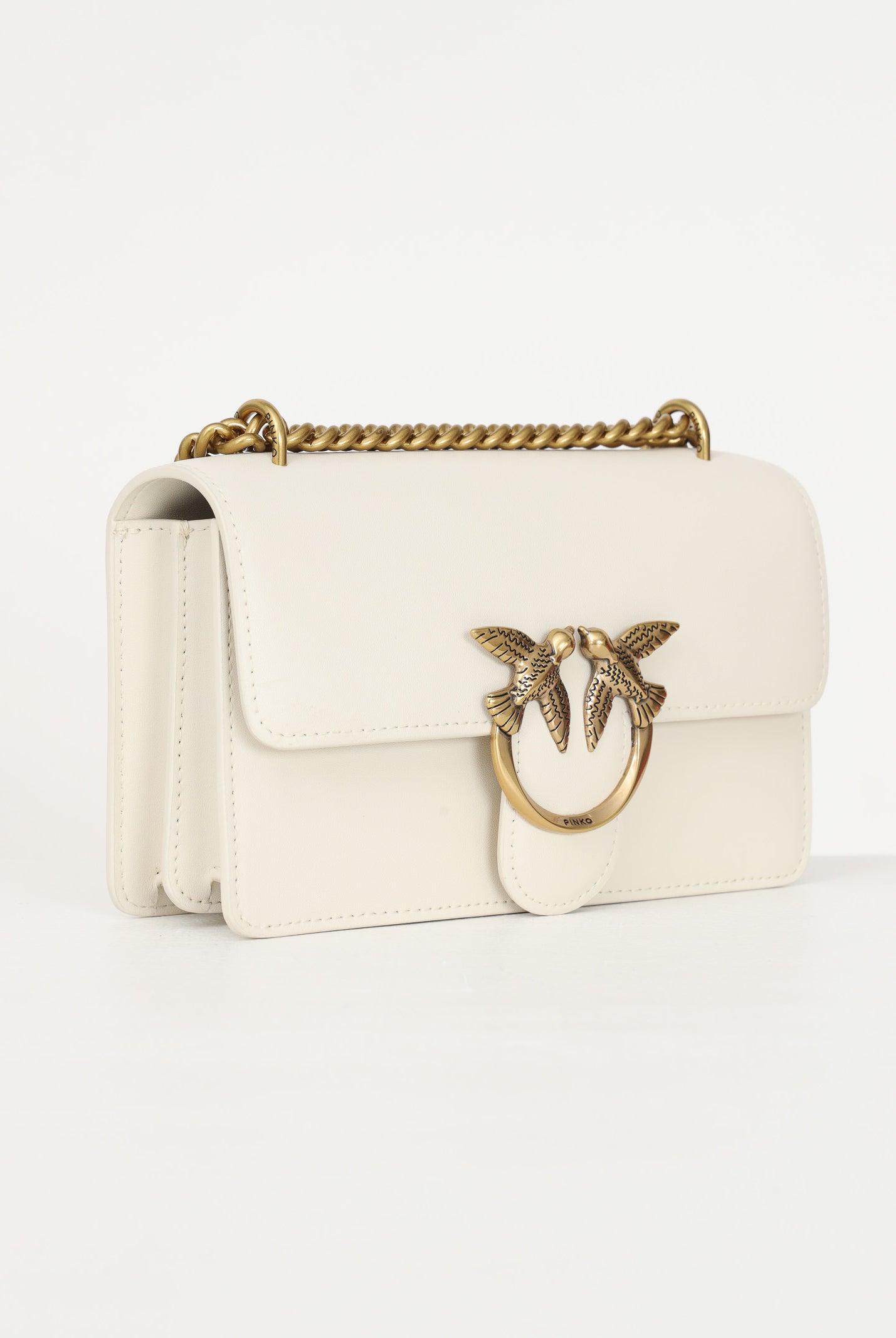 PINKO Borsa a tracolla Mini Love Bag panna da donna 100074A0F1 Z14Q PINKO