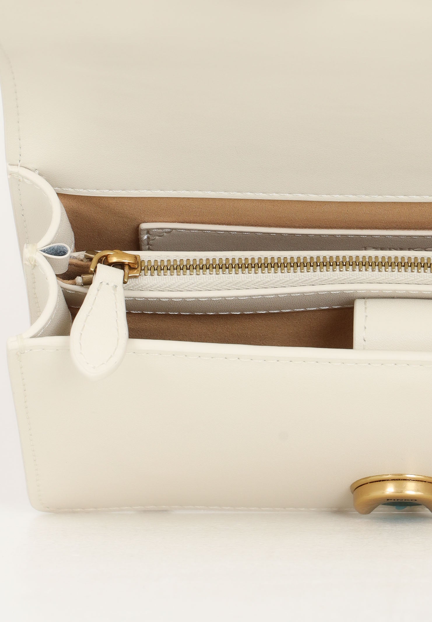 PINKO Borsa a tracolla Mini Love Bag panna da donna 100074A0F1 Z14Q PINKO