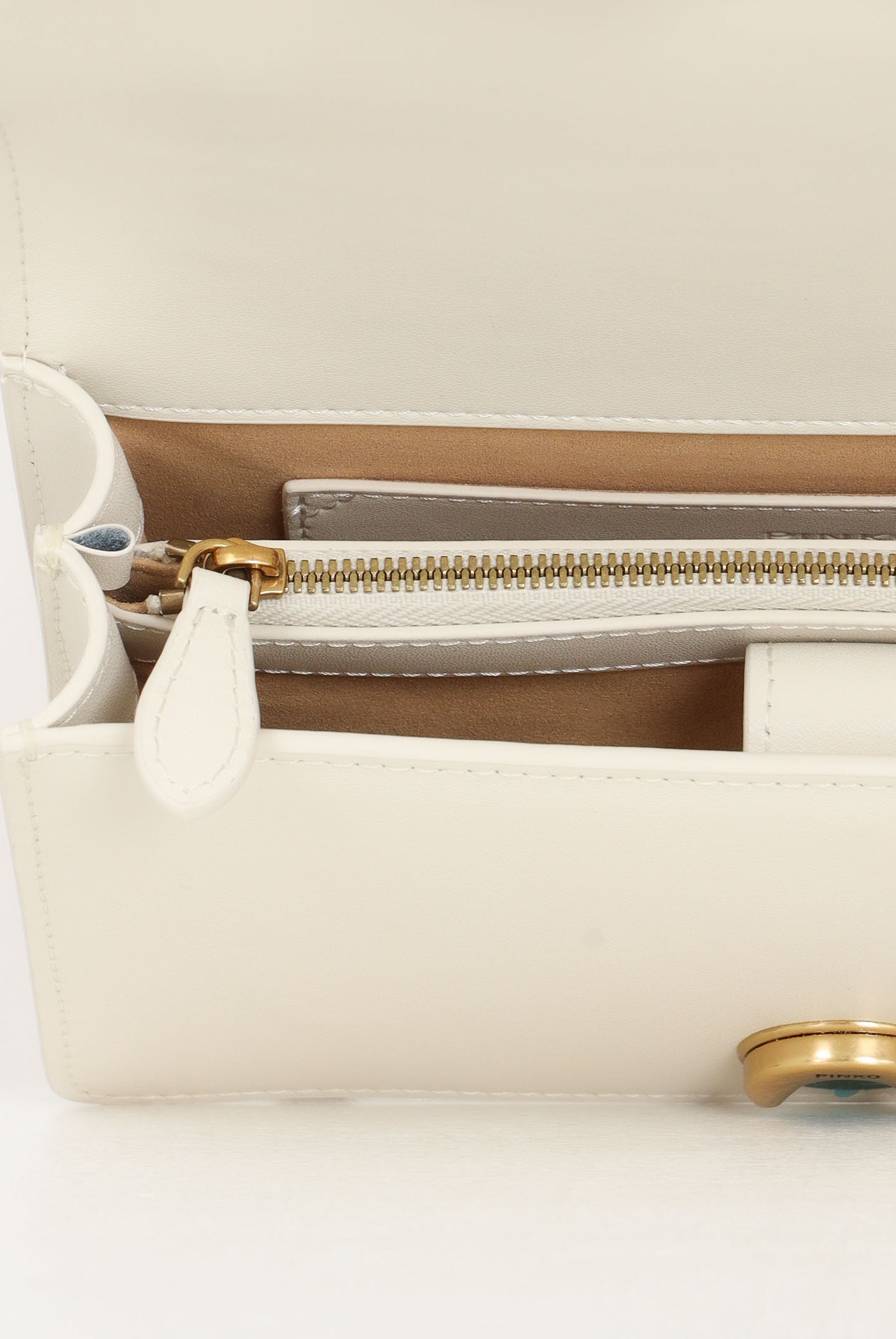 PINKO Borsa a tracolla Mini Love Bag panna da donna 100074A0F1 Z14Q PINKO